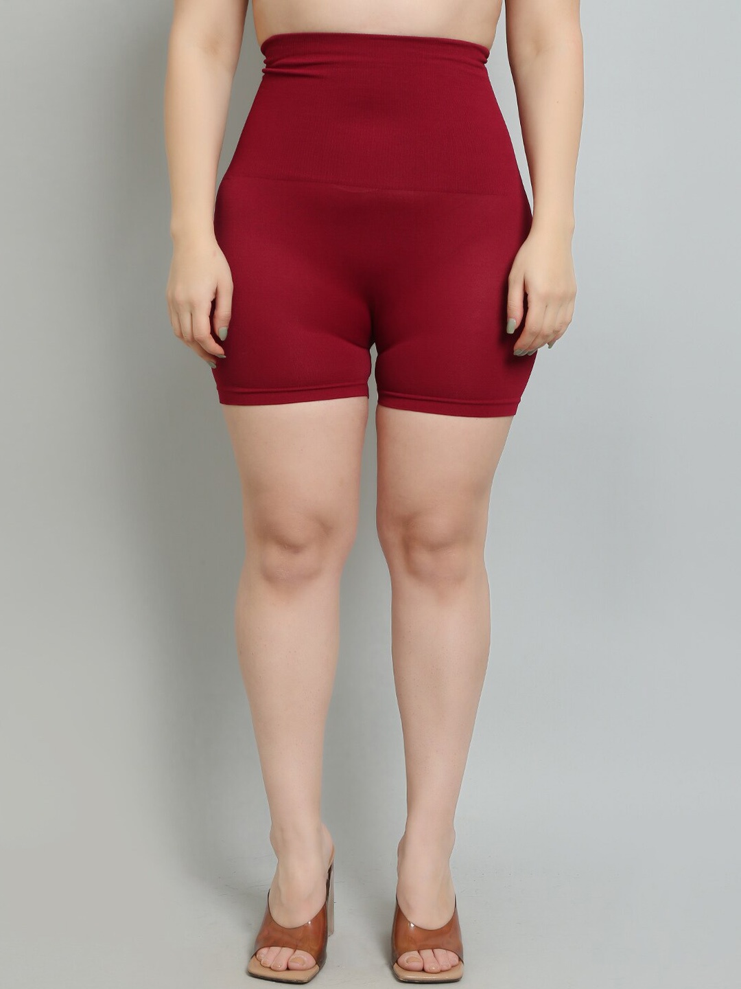 

Hill Islands Women Tummy & Thigh Shapewear, Maroon