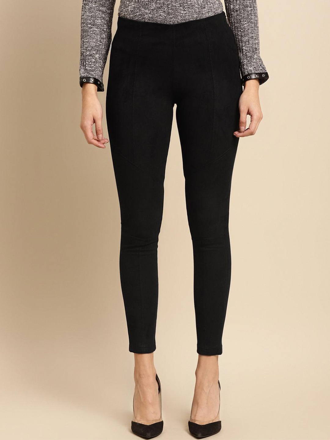

Lakshita Women Skinny Fit Treggings, Black