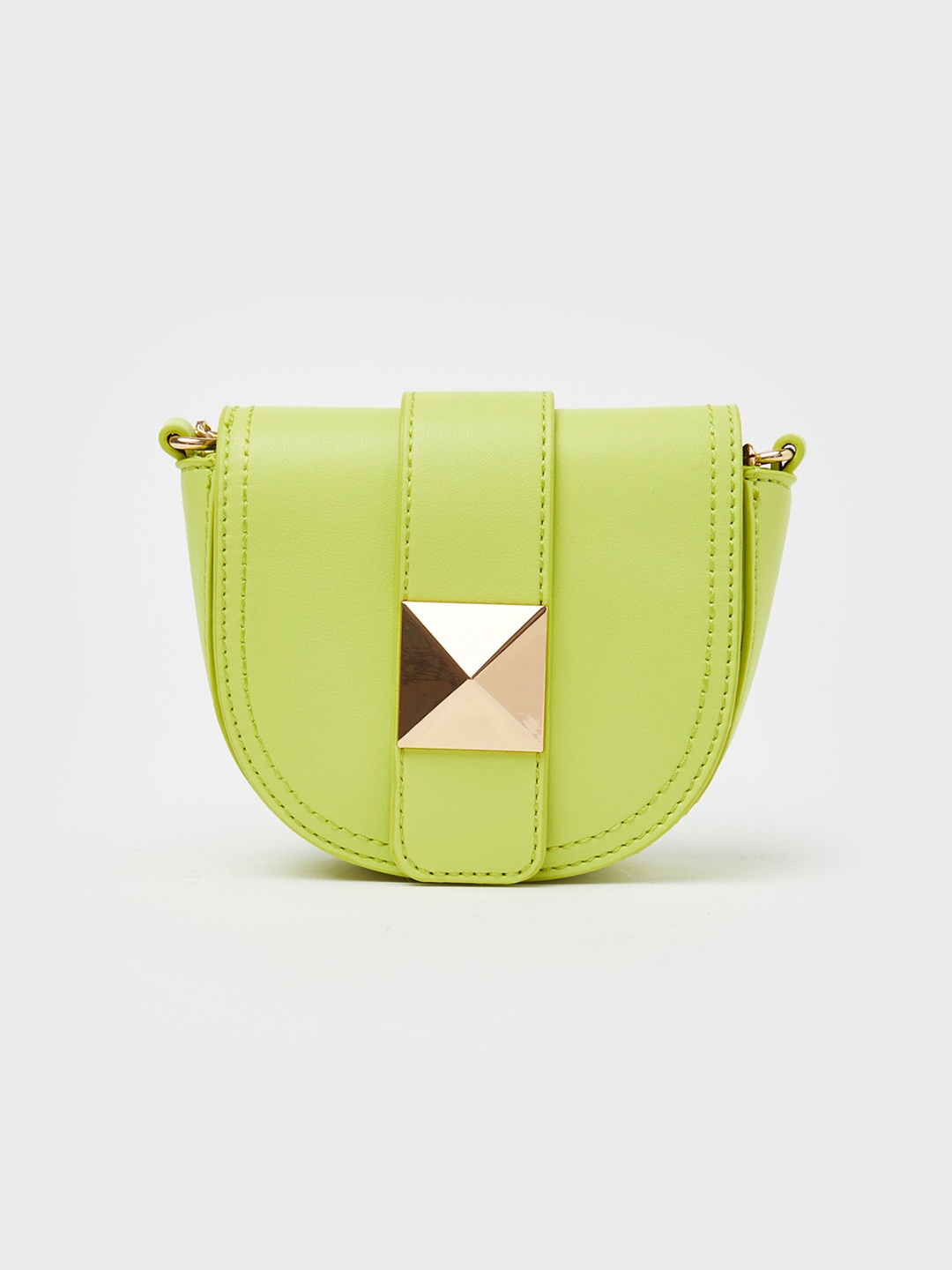 

CALLIOPE Women Structured Sling Bag, Fluorescent green