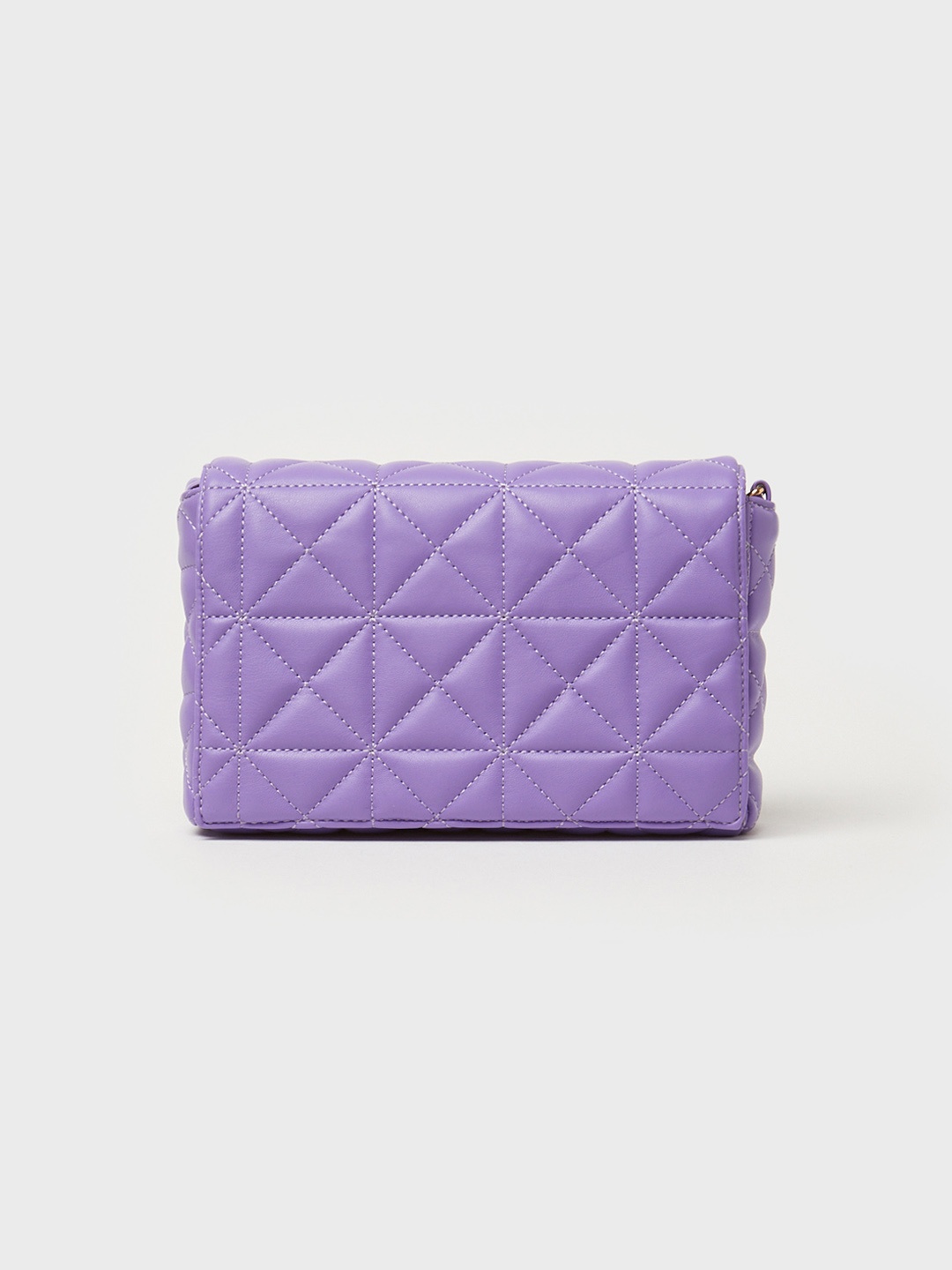 

CALLIOPE Women Quilted Textured Structured Shoulder Bag, Purple