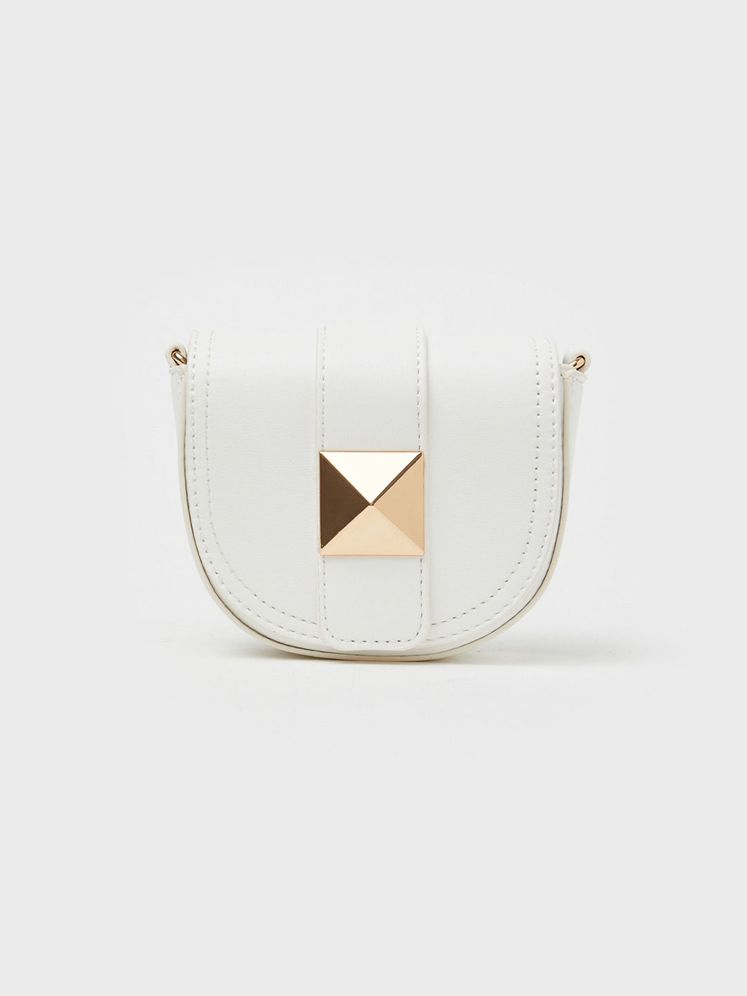 

CALLIOPE Women Structured Sling Bag, White