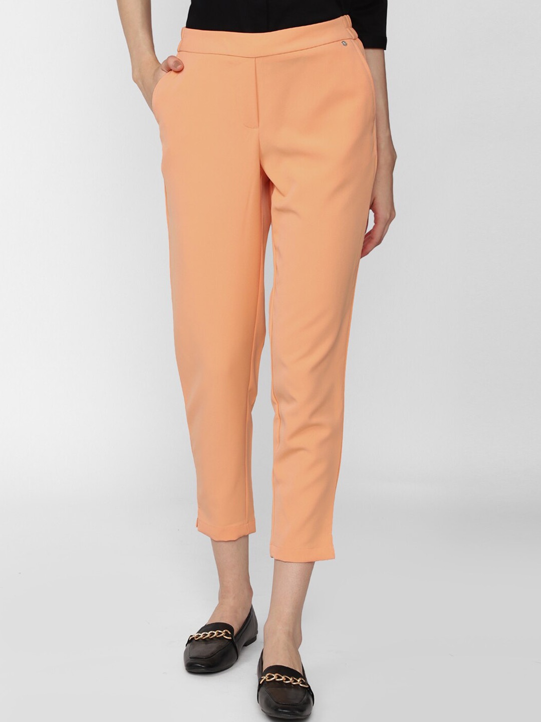 

Van Heusen Woman Women Cigarette Trousers, Peach