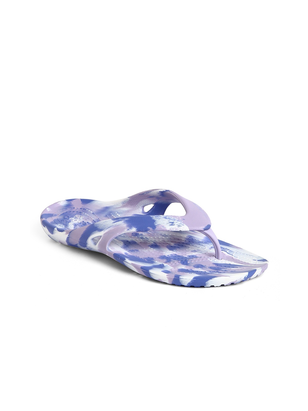 

Crocs Women Printed Croslite Thong Flip-Flops, White