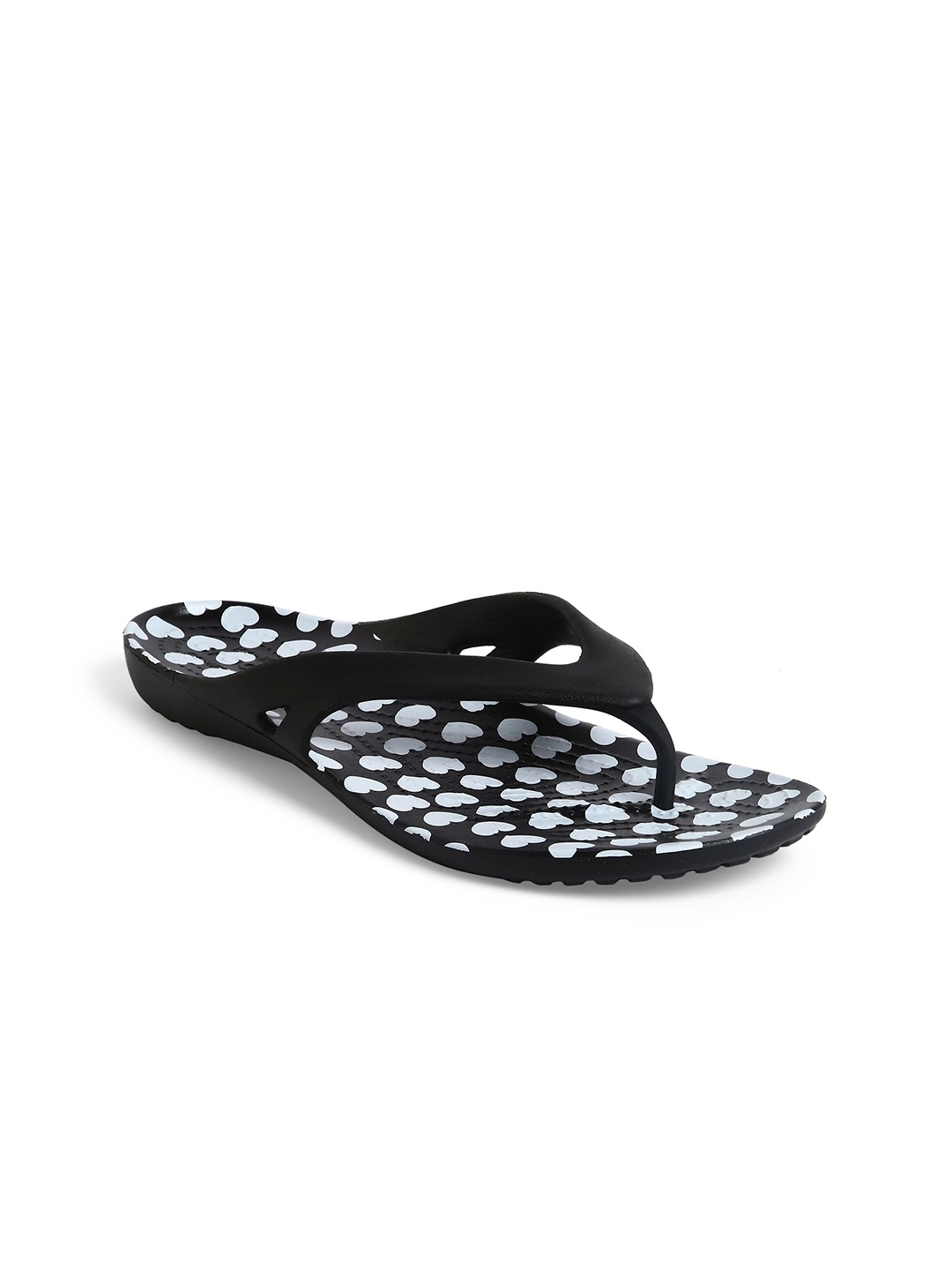 

Crocs Women Kadee Printed Croslite Thong Flip-Flops, Black