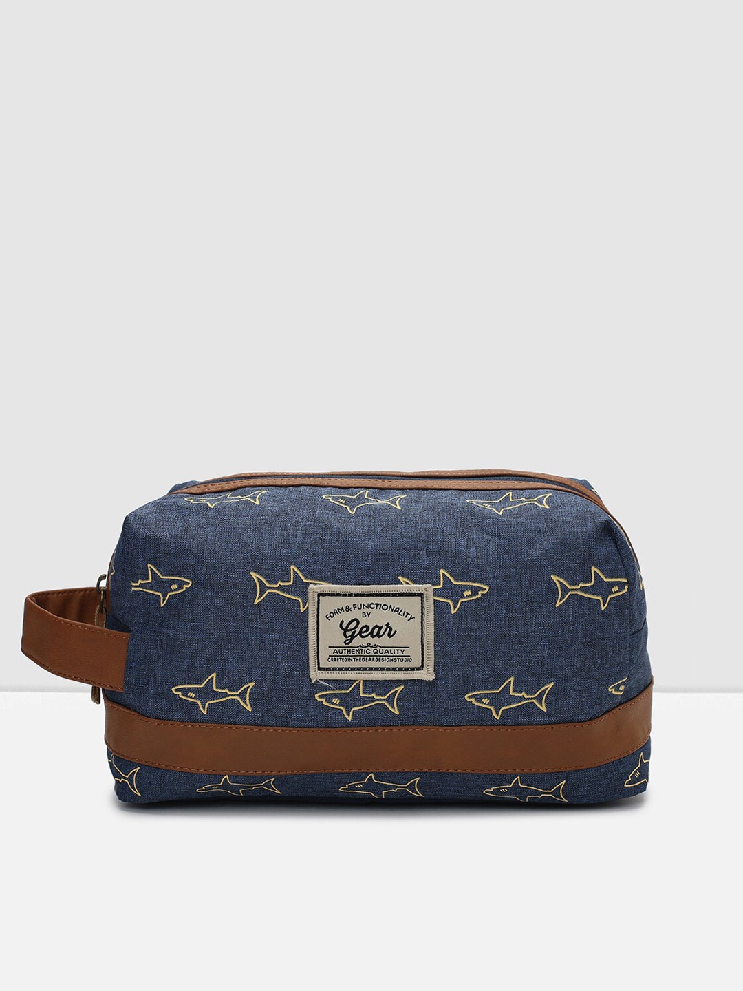 

max Textured Travel Pouch, Blue