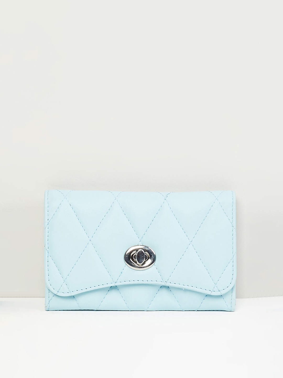 

max Women Textured Quilted Purse, Blue