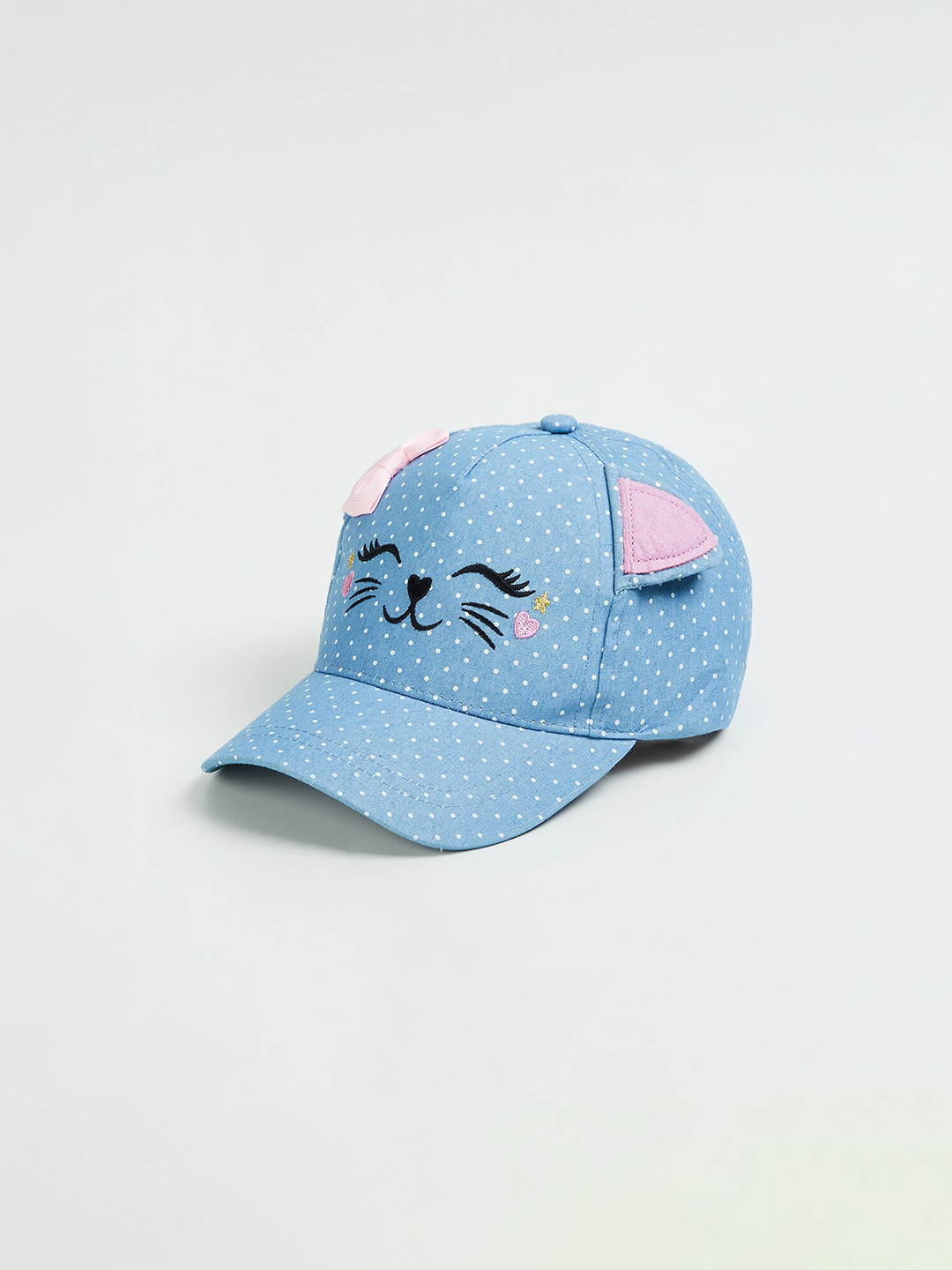 

max Girls Printed Baseball Cap, Blue