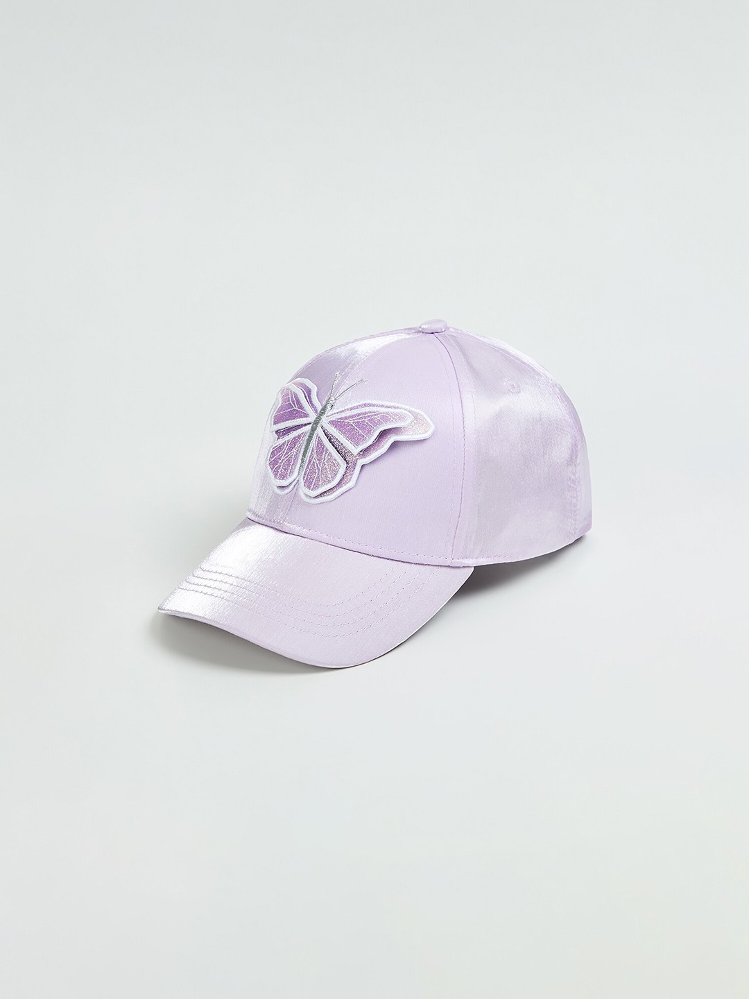 

max Girls Butterfly Baseball Cap, Purple