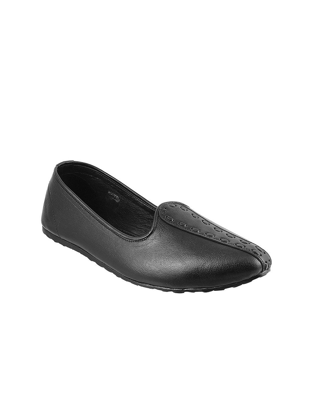 

Mochi Men Black Leather Shoe-Style Sandals