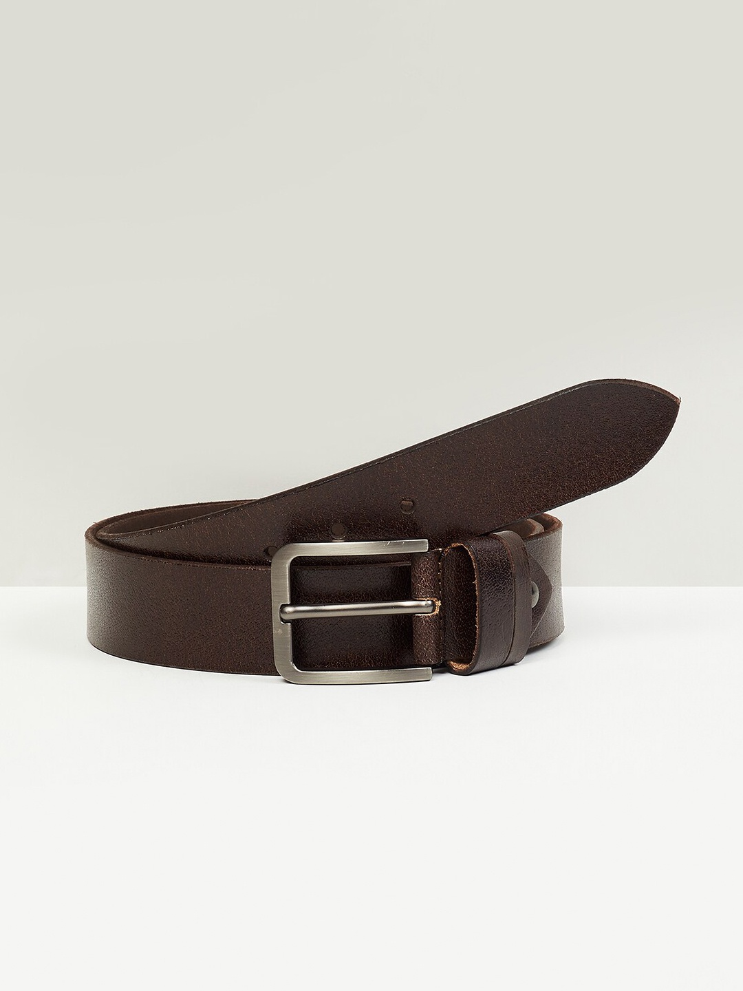 

max Men Casual Leather Belt, Brown
