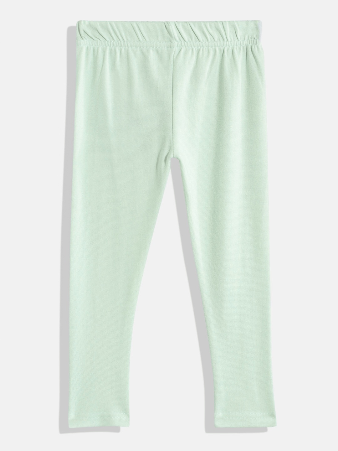 

Eteenz Girls Mid-Rise Premium Cotton Ankle Length Leggings, Green