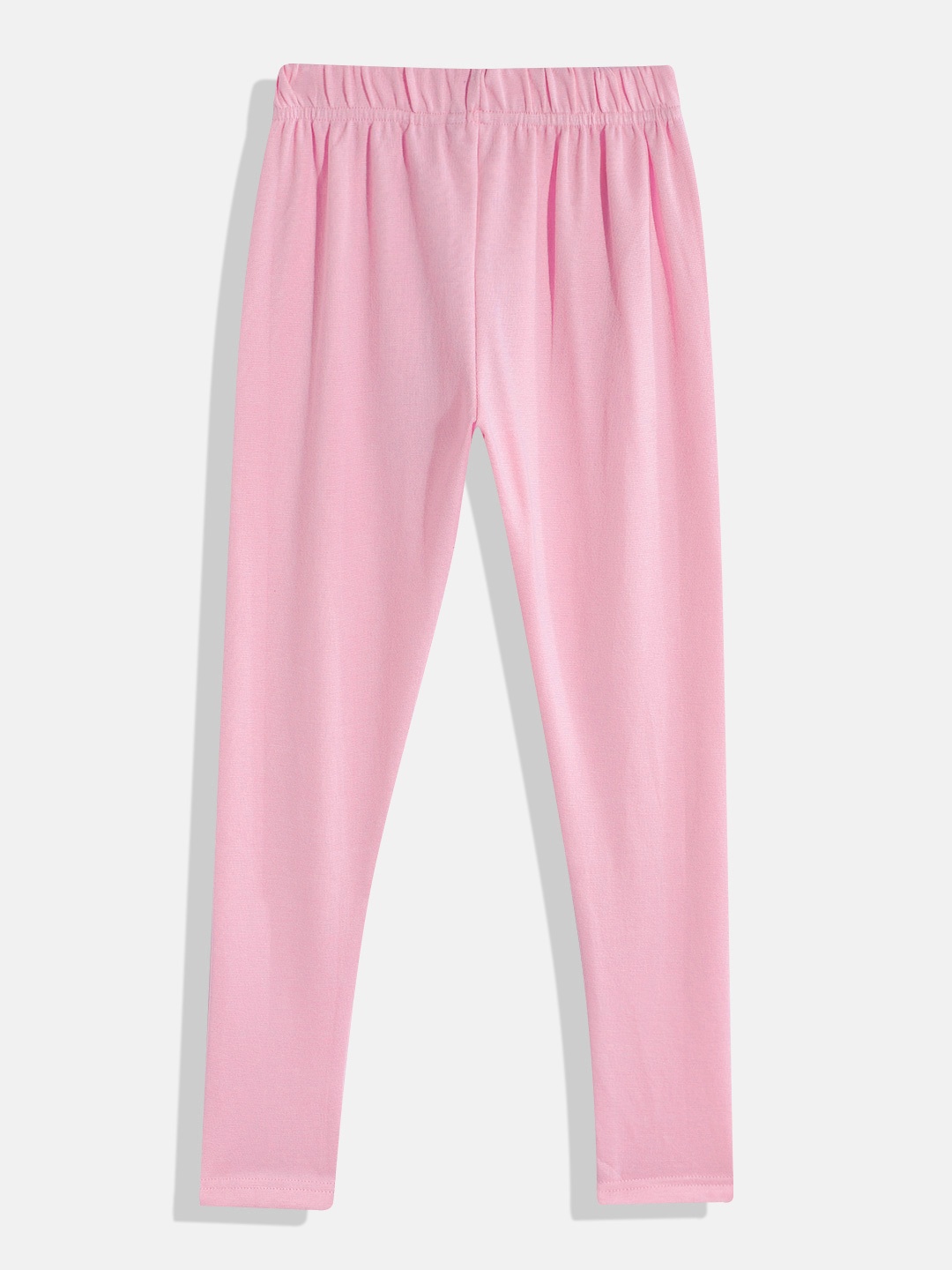 

Eteenz Girls Mid-Rise Premium Cotton Ankle Length Leggings, Pink