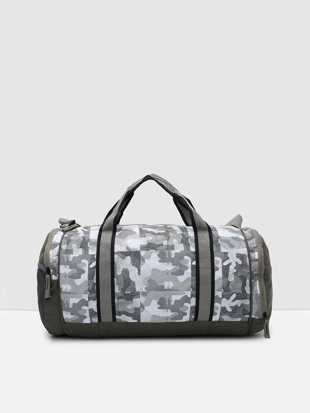 

max Printed Small Travel Duffel Bag, Grey