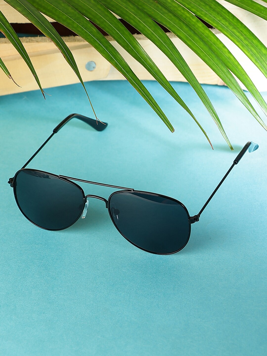 

PASSION PETALS Kids Polarised & UV Protected Lens Aviator Sunglasses 11-13blacksunglasses, Black