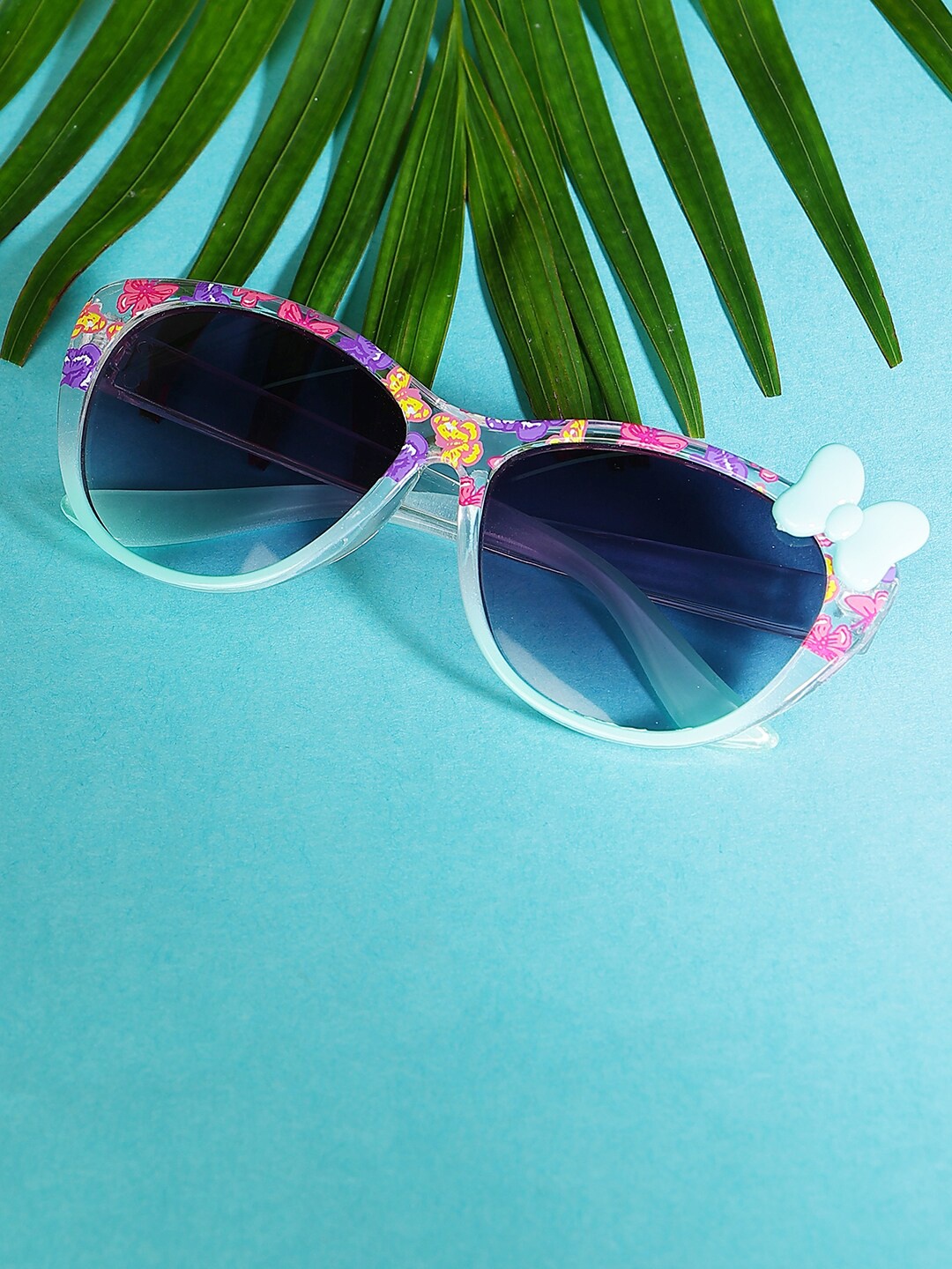 

PASSION PETALS Girls Polarised And UV Protected Lens Cateye Sunglasses 11-15bluesunglasses, Blue