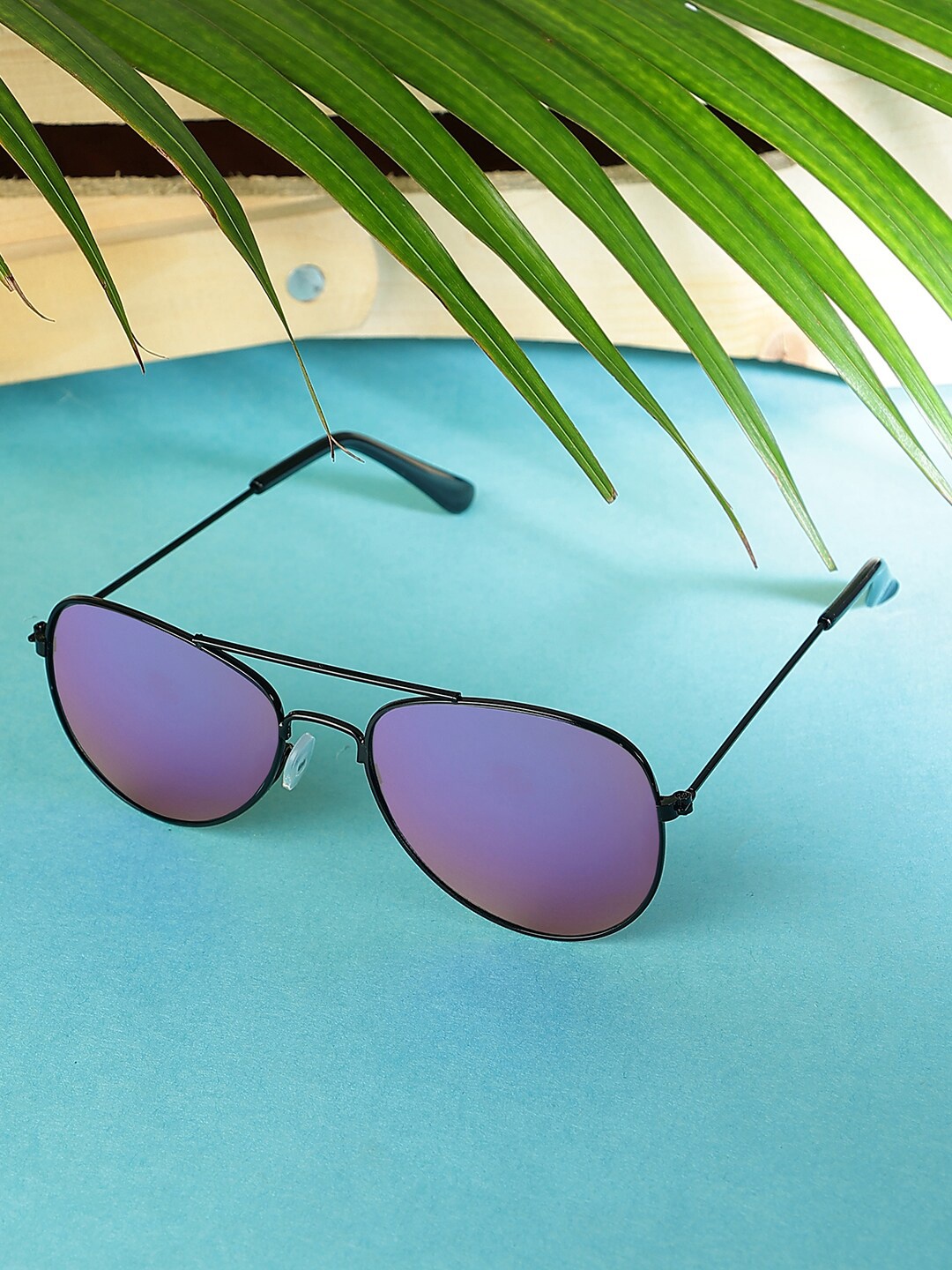 

PASSION PETALS Kids Polarised And UV Protected Lens Aviator Sunglasses 11-13bluesunglasses, Blue