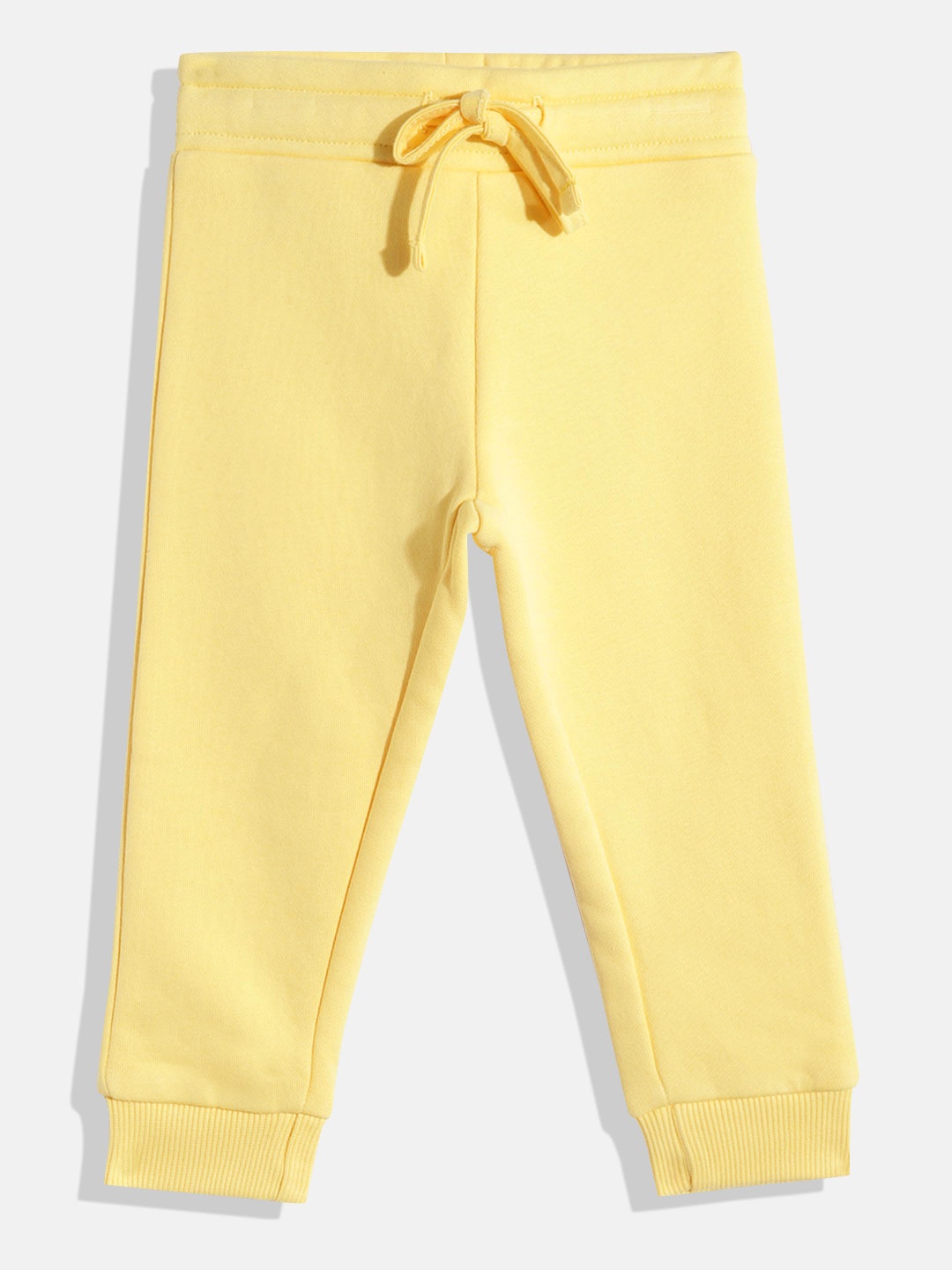 United Colors of Benetton Girls Elasticated Joggers, Yellow
