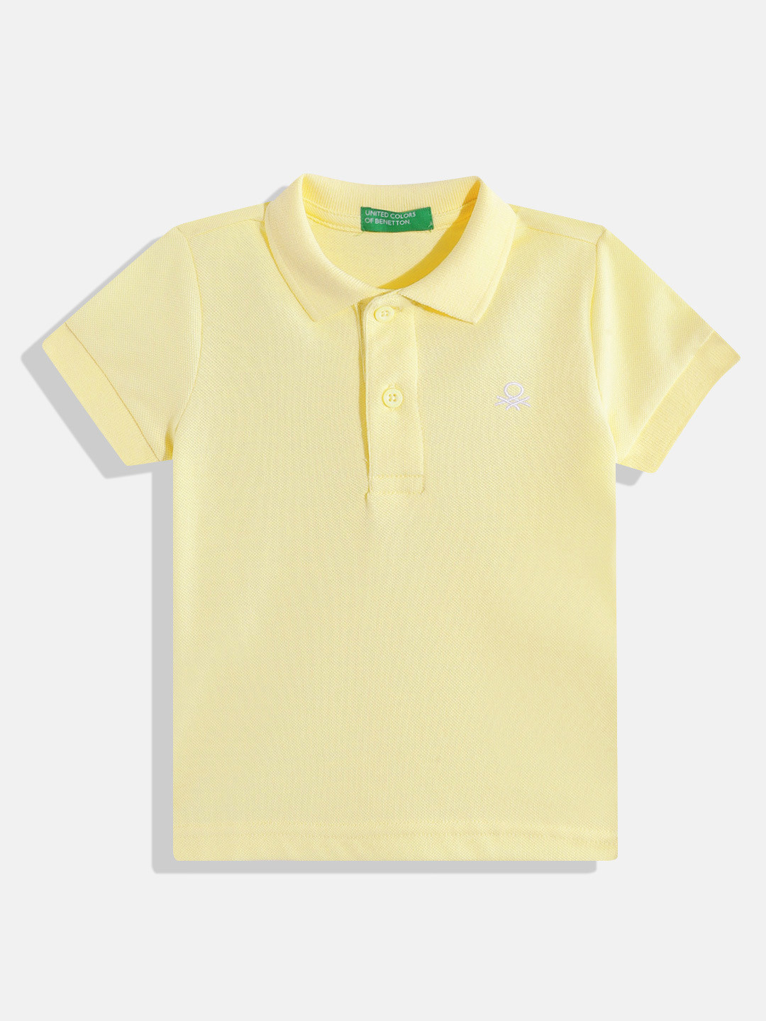 

United Colors of Benetton Boys Polo Collar T-shirt, Yellow