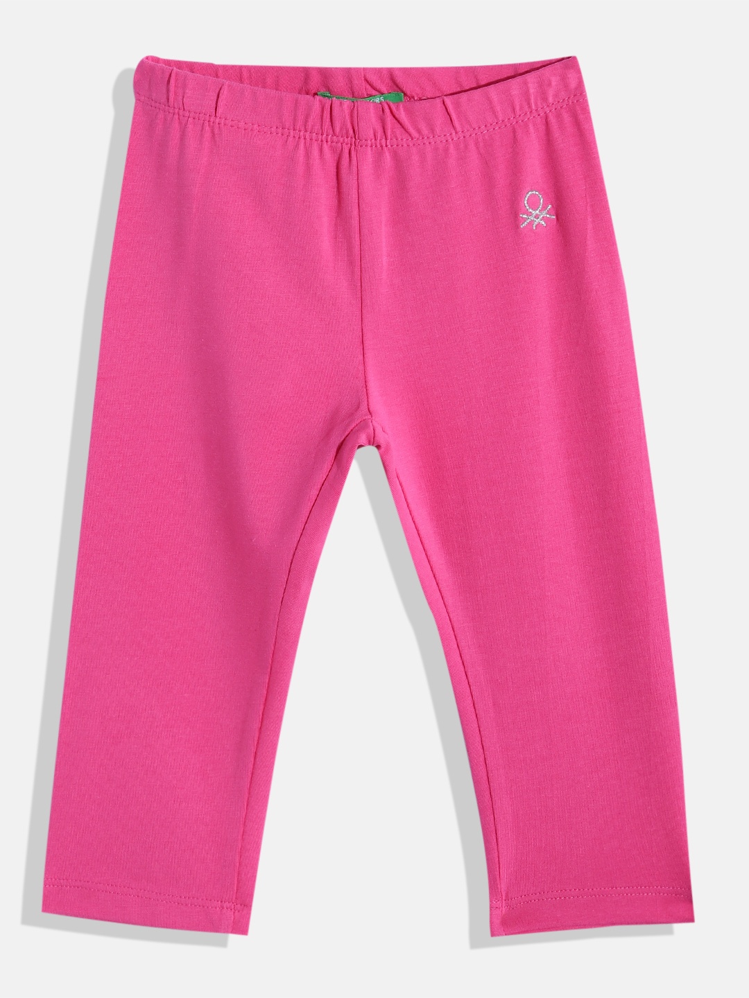 

United Colors of Benetton Girls Ankle Length Leggings, Fuchsia