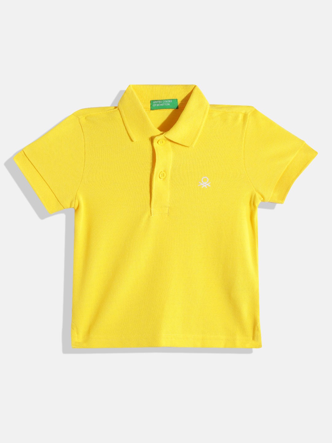 

United Colors of Benetton Boys Polo Collar T-shirt, Yellow