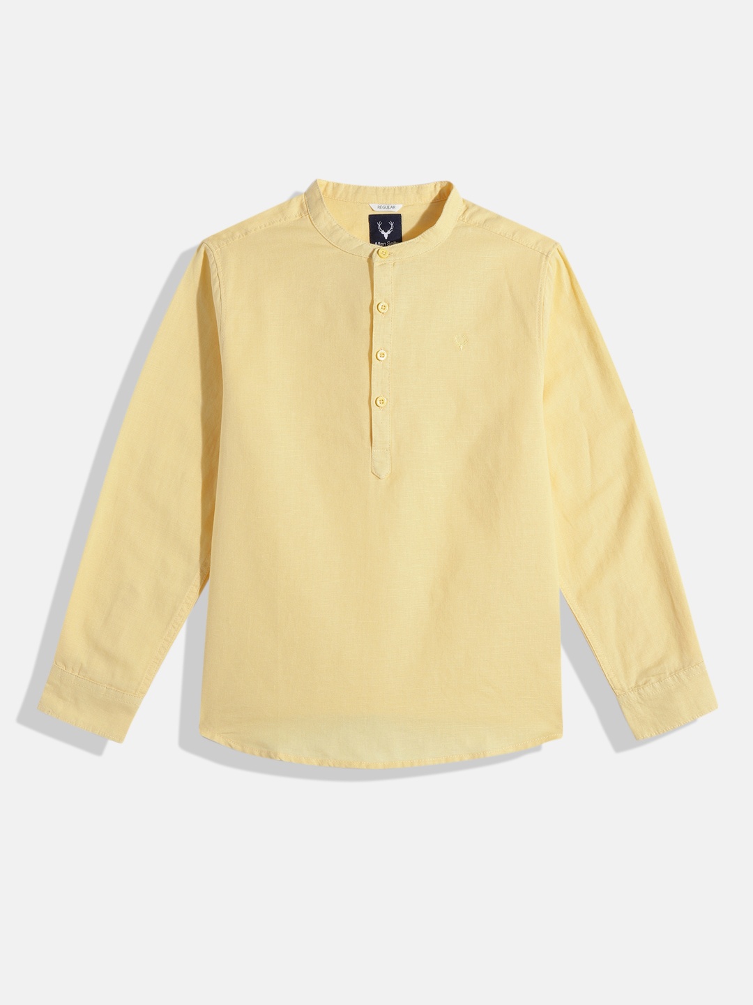 

Allen Solly Junior Boys Regular Fit Opaque Casual Shirt, Yellow