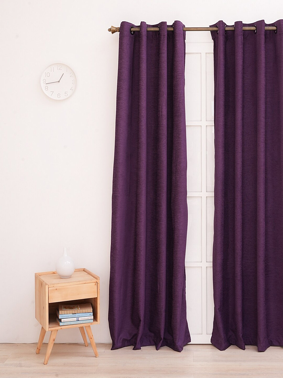 

Ariana Lavender Room Darkening Long Door Curtain