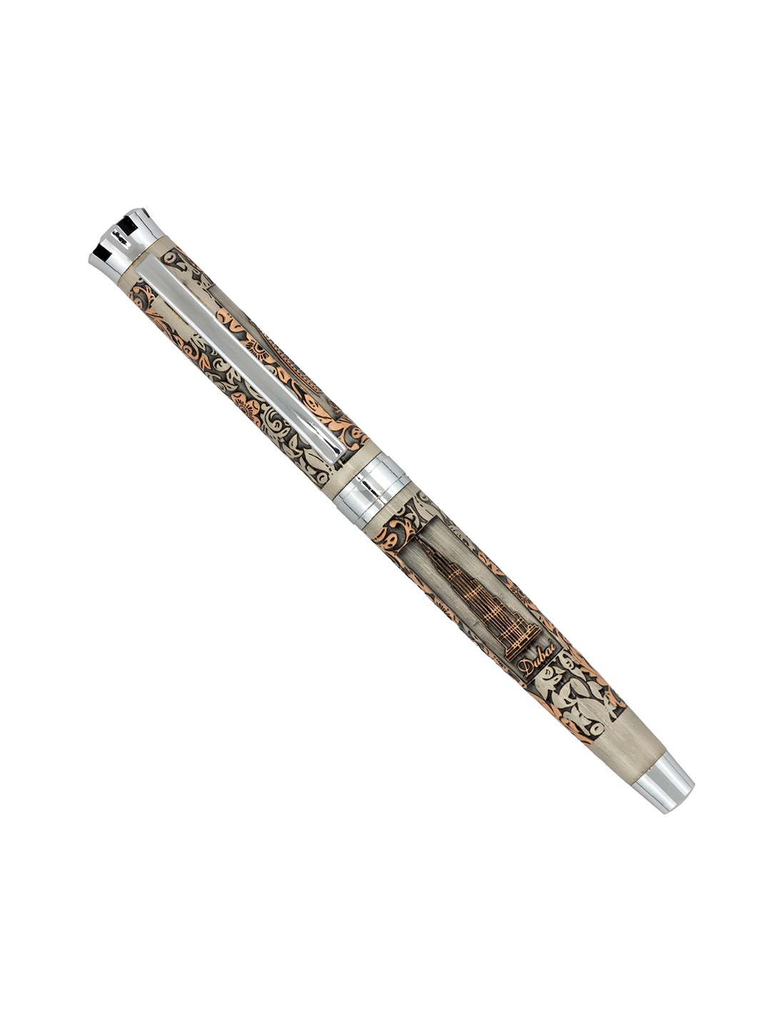 

VEA Crown Dubai Antique Roller Pen, Silver