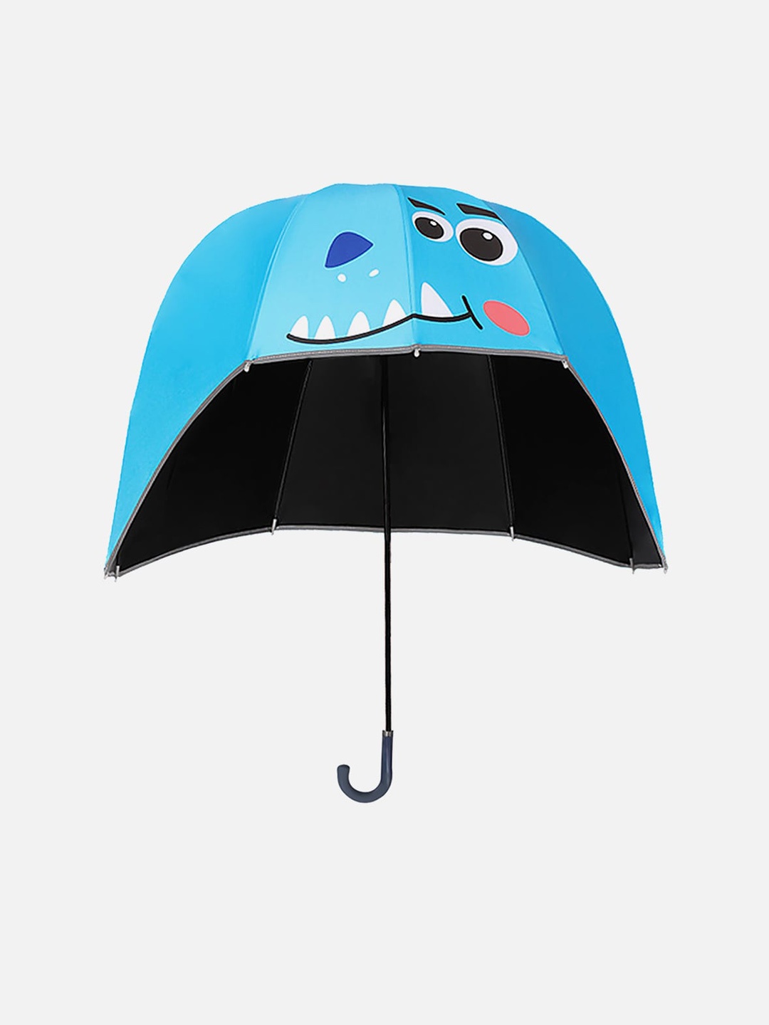

Little Surprise Box LLP Kids Dino Printed Helmet Shaped 2-Fold Umbrella, Blue