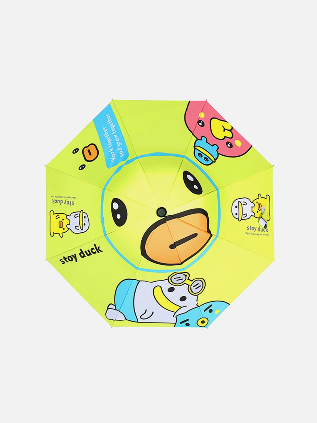 

Little Surprise Box LLP Kids Toy Duck Printed Mexican Hat Style Umbrella, Green