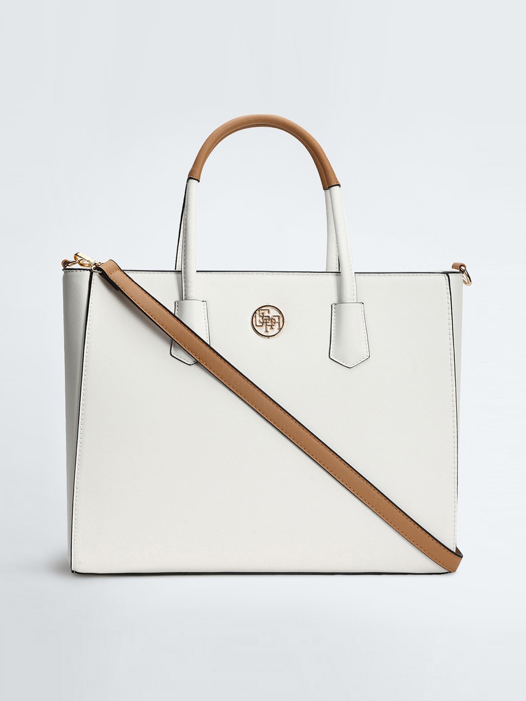 

U.S. Polo Assn. Women PU Structured Handheld Bag, White
