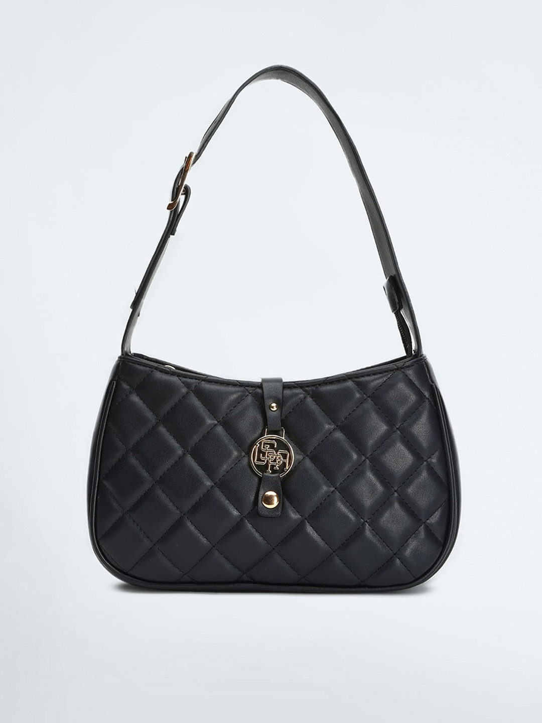 

U.S. Polo Assn. Women Textured Shoulder Bag, Black