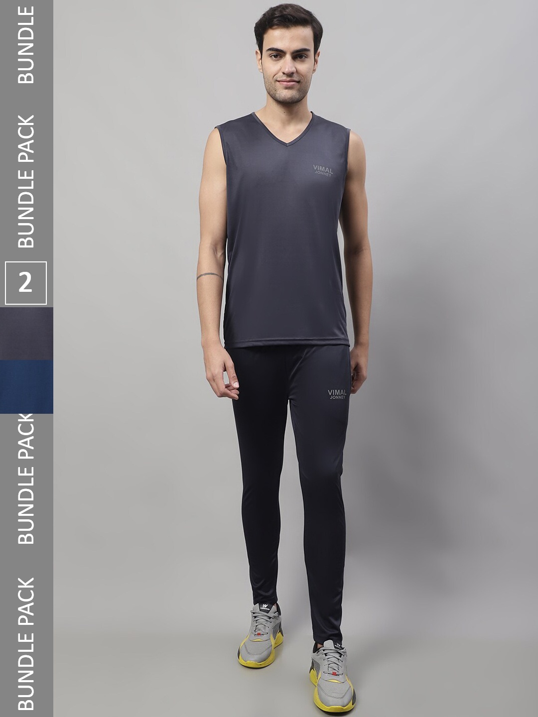 

MACK JONNEY JONNEY Pack Of 2 Breathable Sports Tracksuit, Blue