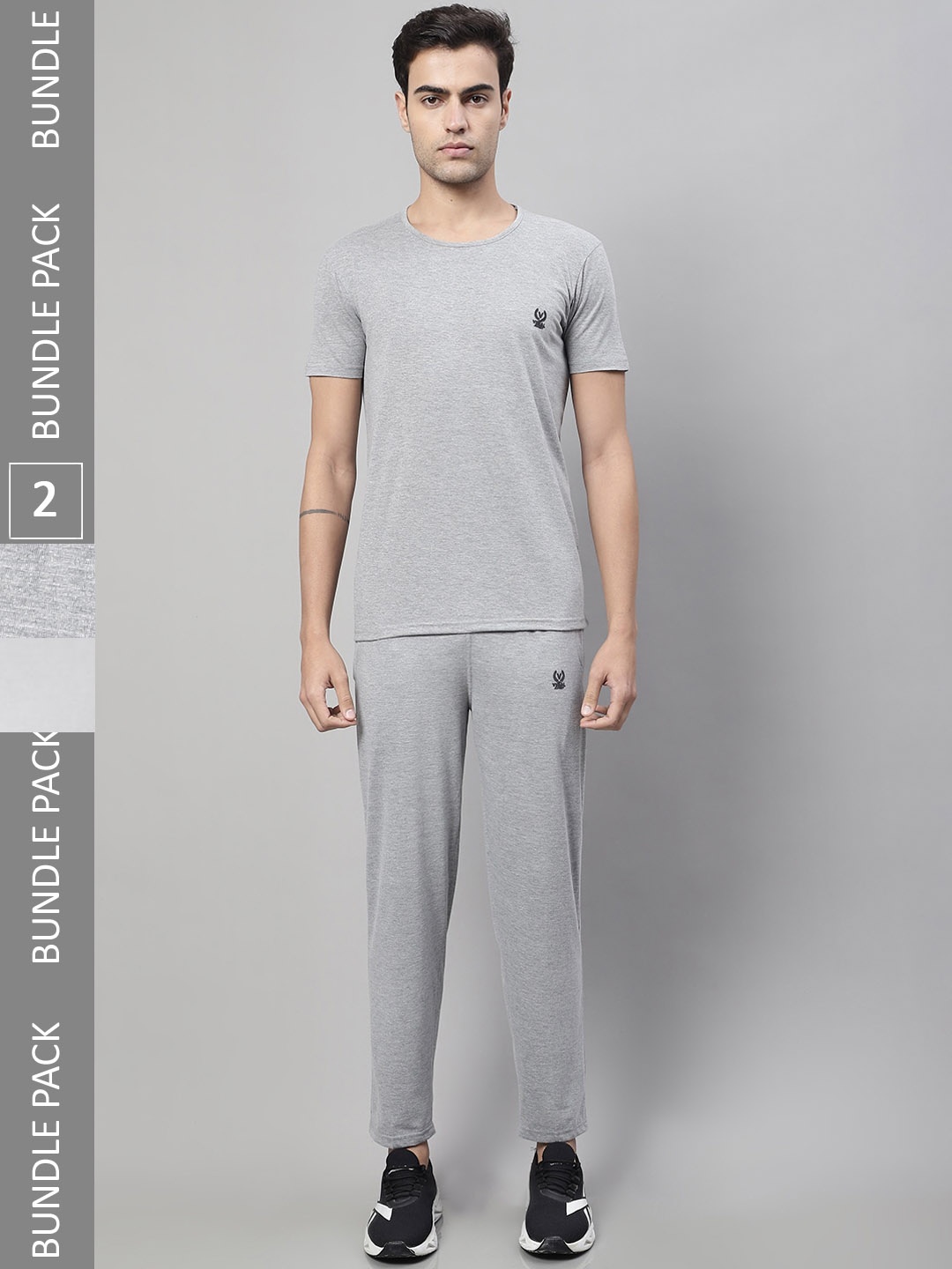 

MACK JONNEY Pack Of 2 T-shirts With Trousers, Grey