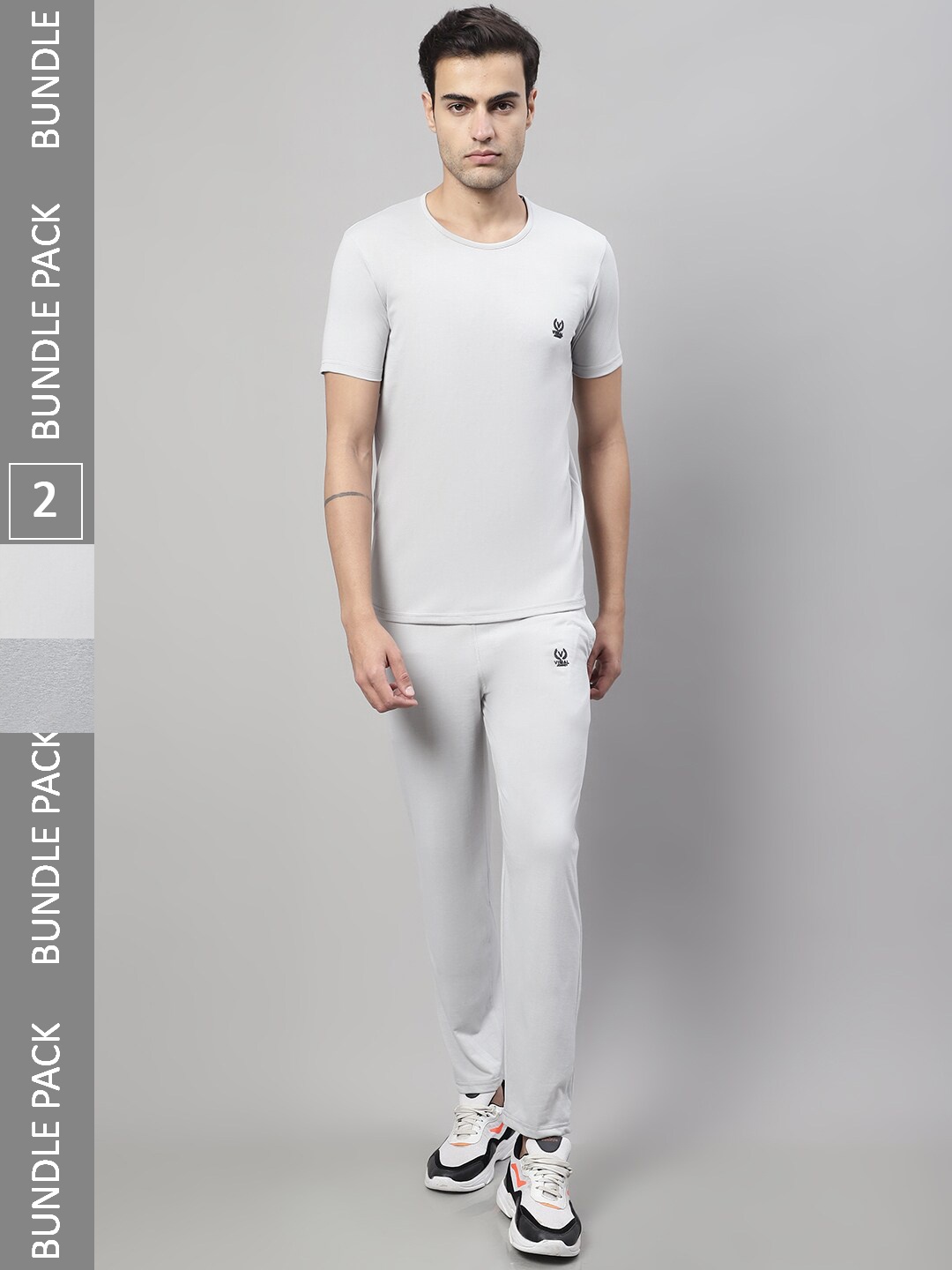 

MACK JONNEY Pack Of 2 Dry Fit Sports Tracksuit, White