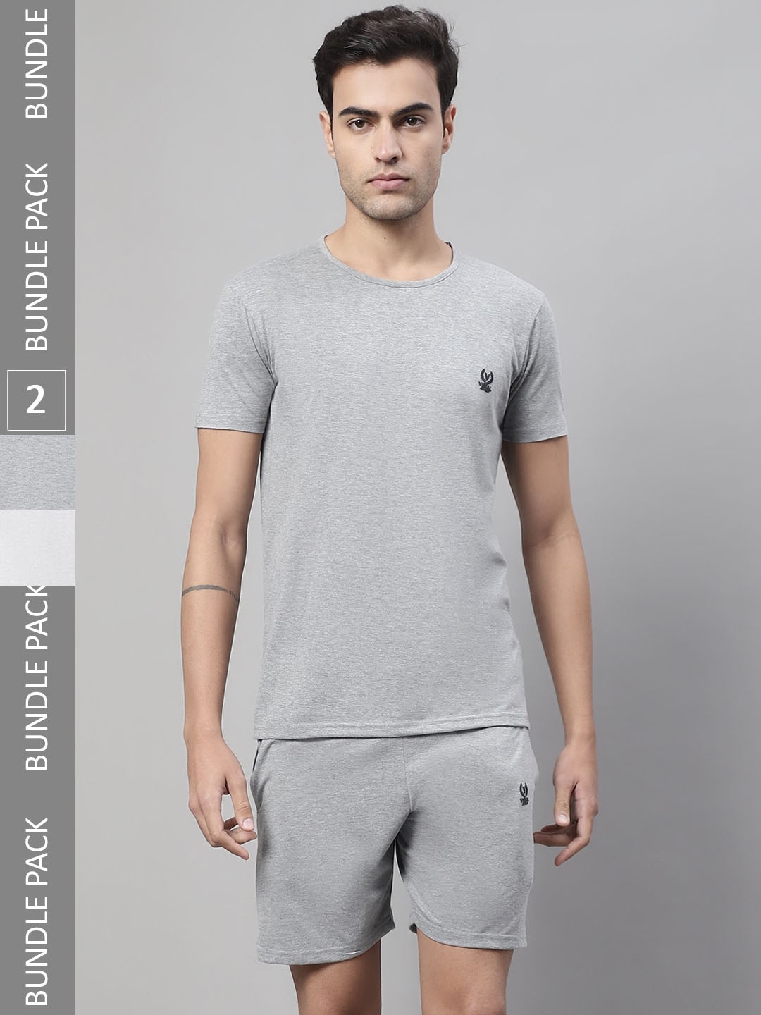 

VIMAL JONNEY Pack Of 2 Tracksuit, Grey