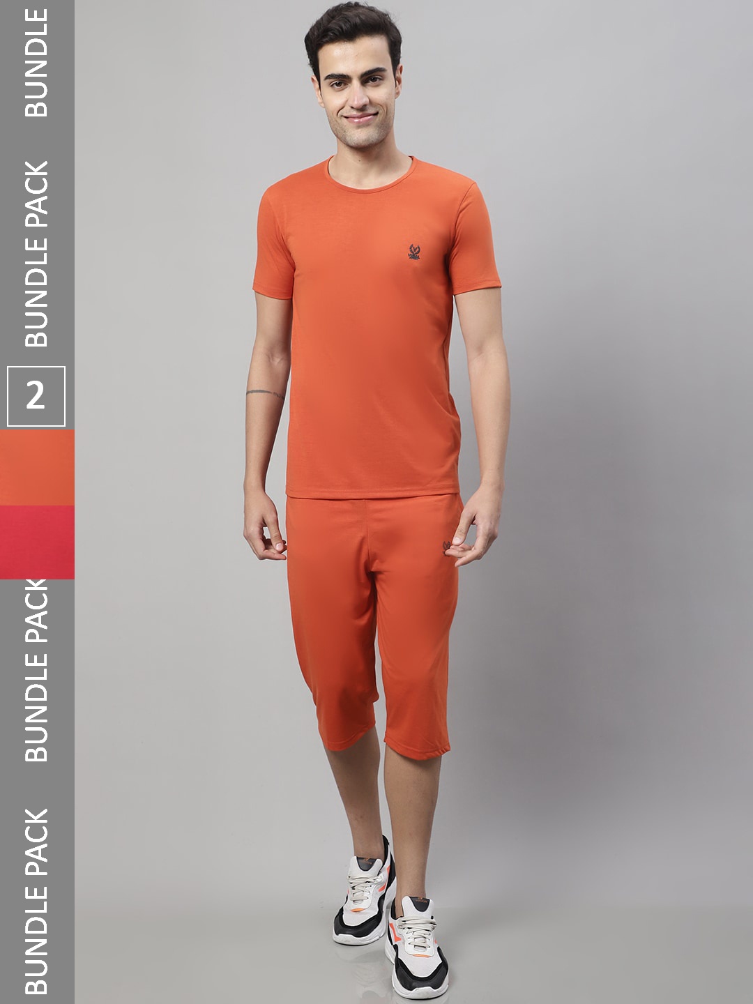 

VIMAL JONNEY Pack Of 2 Sports Tracksuits, Red