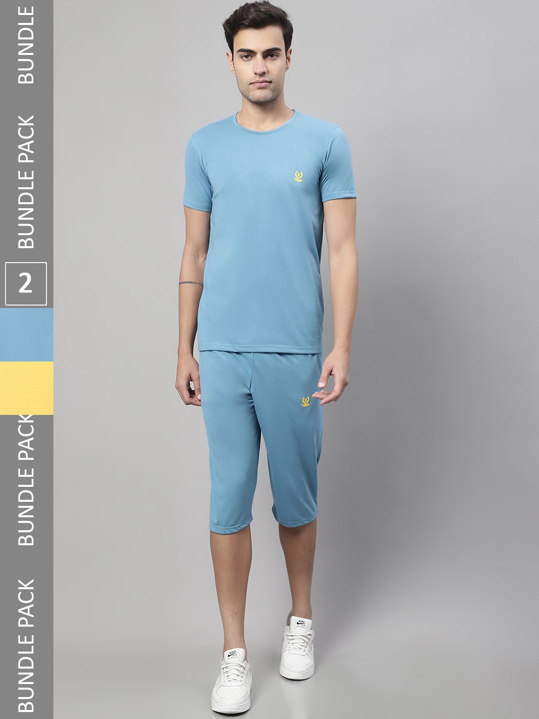 

VIMAL JONNEY Pack Of 2 Sports Tracksuits, Blue