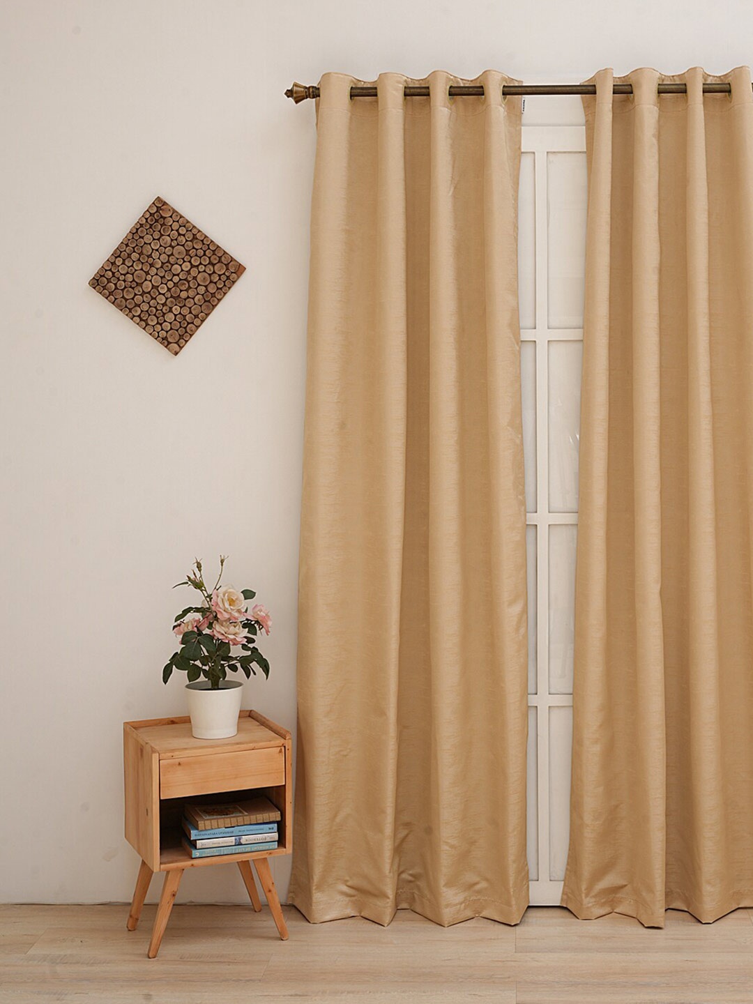 

Ariana Beige Room Darkening Door Curtain