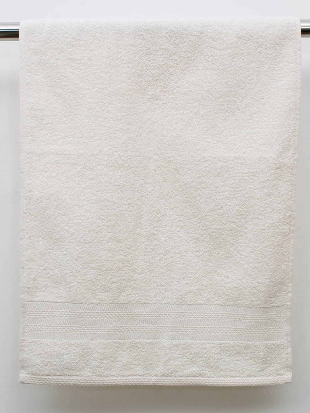 

AVI Living Blue & White 4 Pieces Self-Designed 450 GSM Pure Cotton Hand Towels