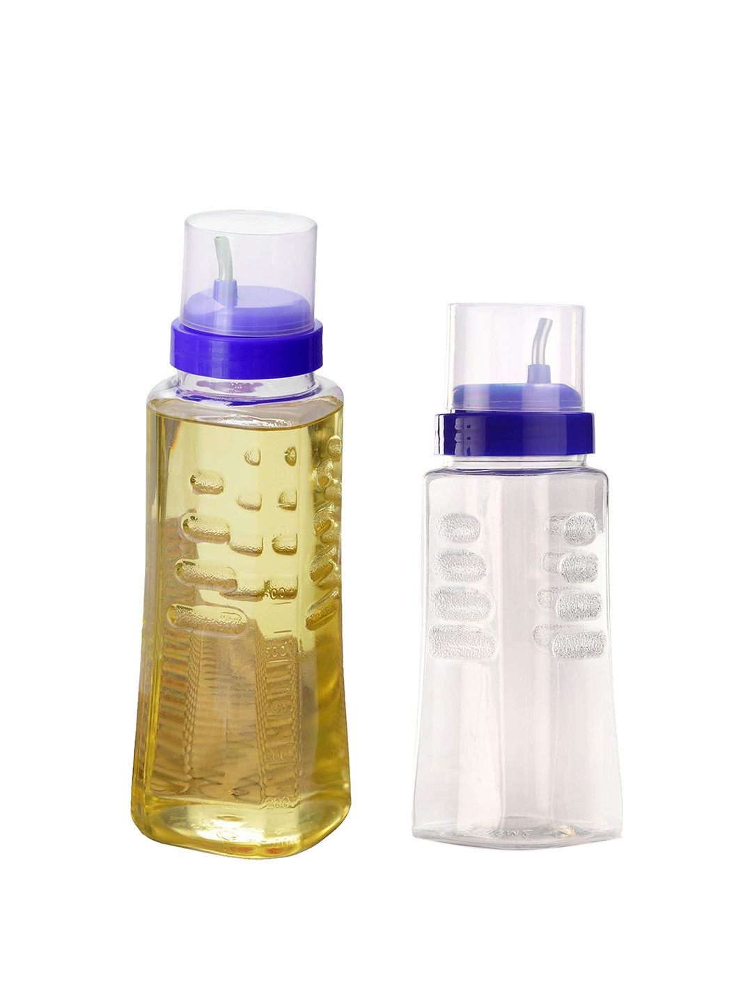 

SOPL-OLIVEWARE Transparent & Blue 2 Pieces Oil Dispensers