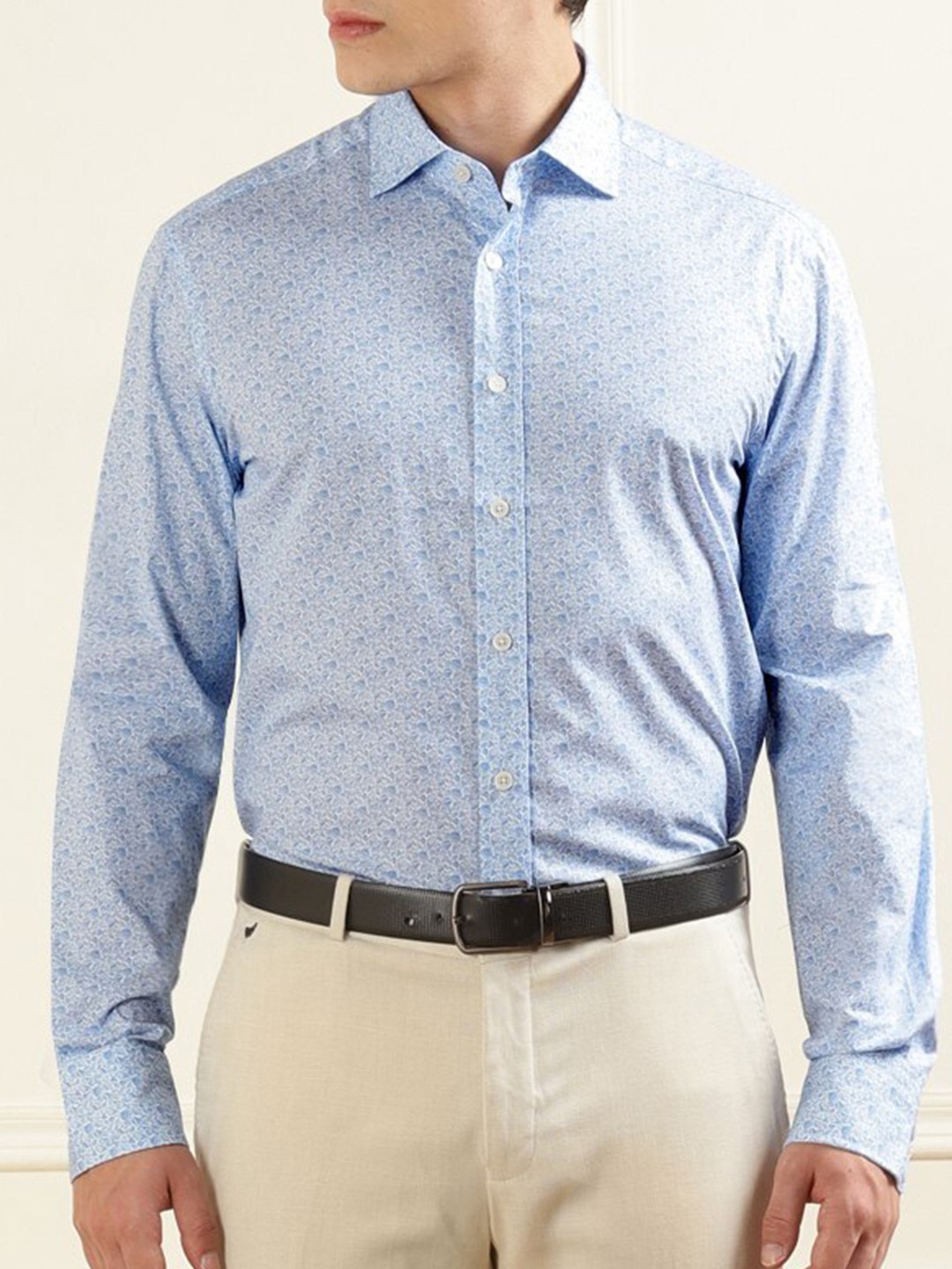 

HACKETT LONDON Conversational Printed Casual Shirt, White
