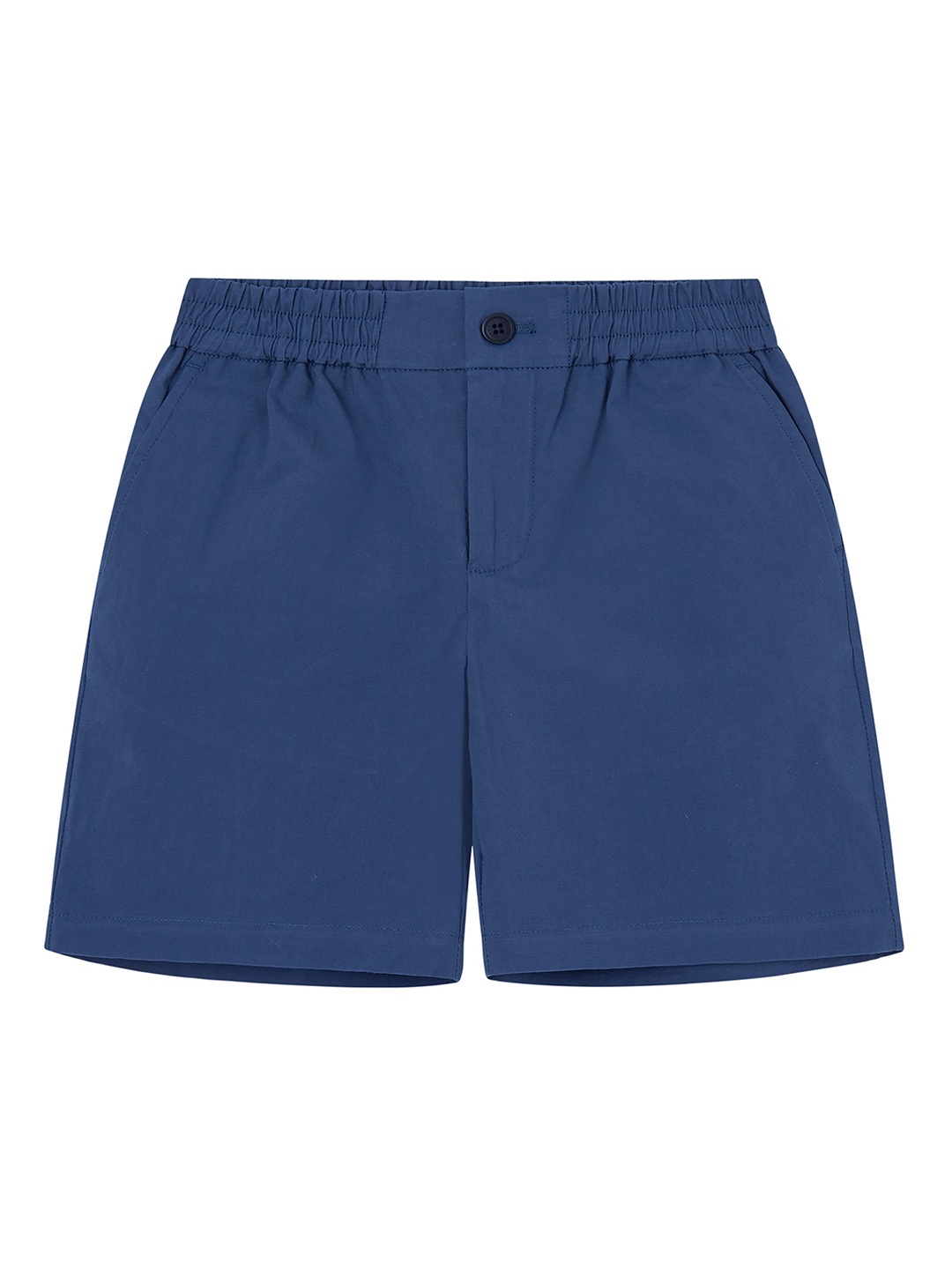 HACKETT LONDON Boys Mid-Rise Loose Fit Shorts, Blue