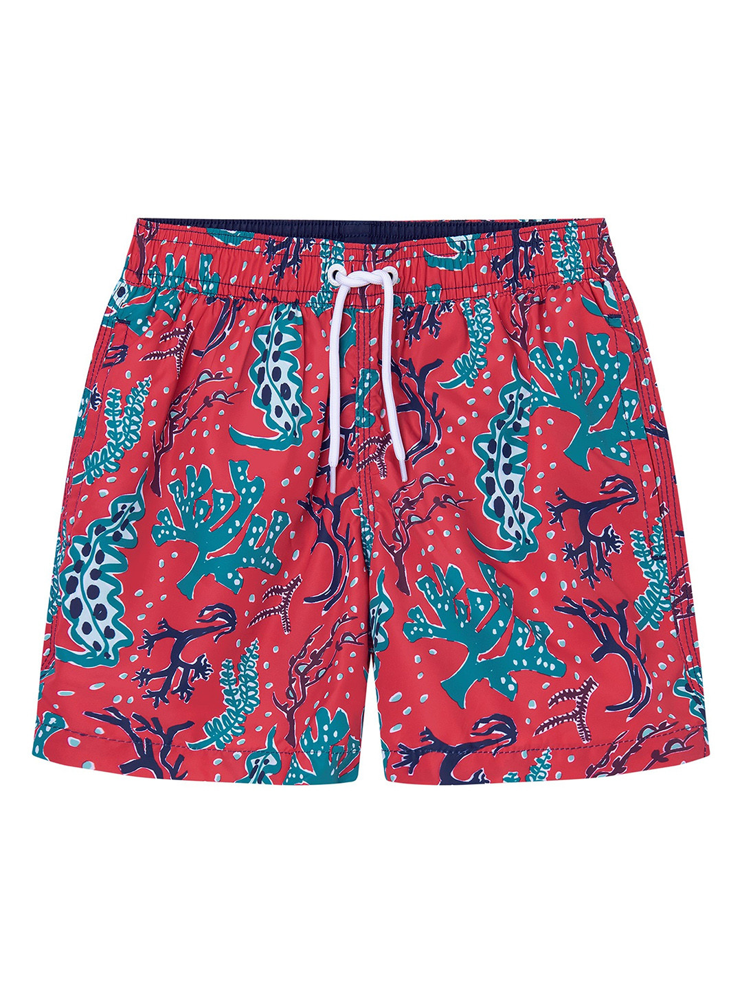 

HACKETT LONDON Boys Mid-Rise Printed Loose Fit Shorts, Pink