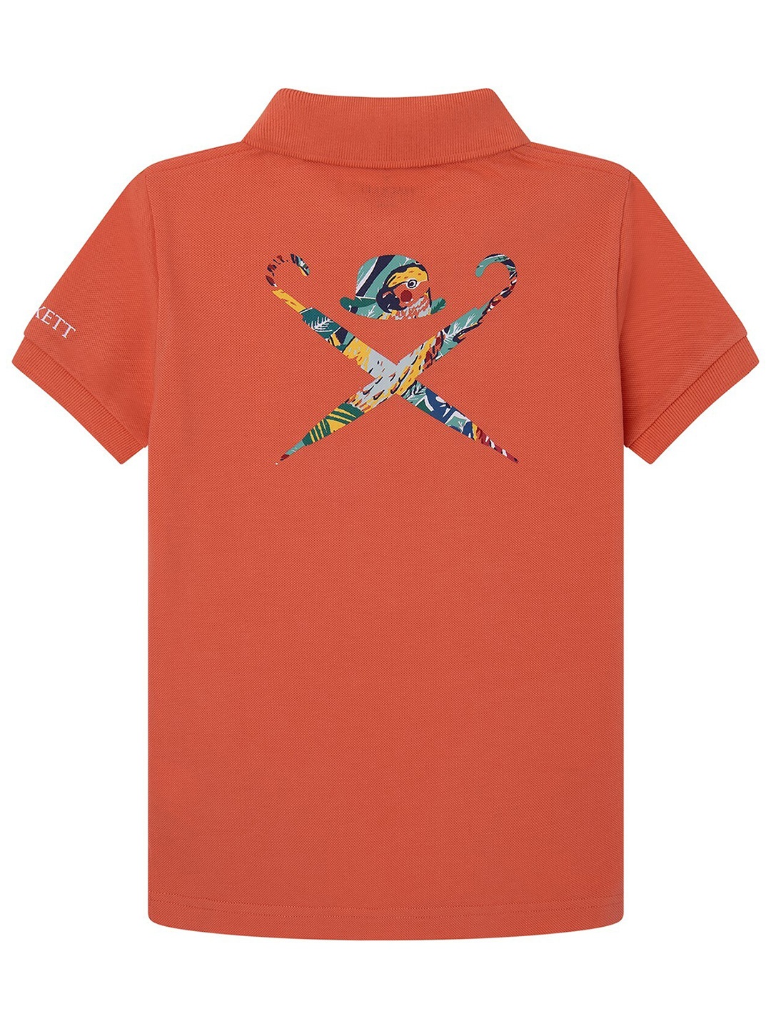 

HACKETT LONDON Boys Polo Collar Cotton T-shirt, Orange