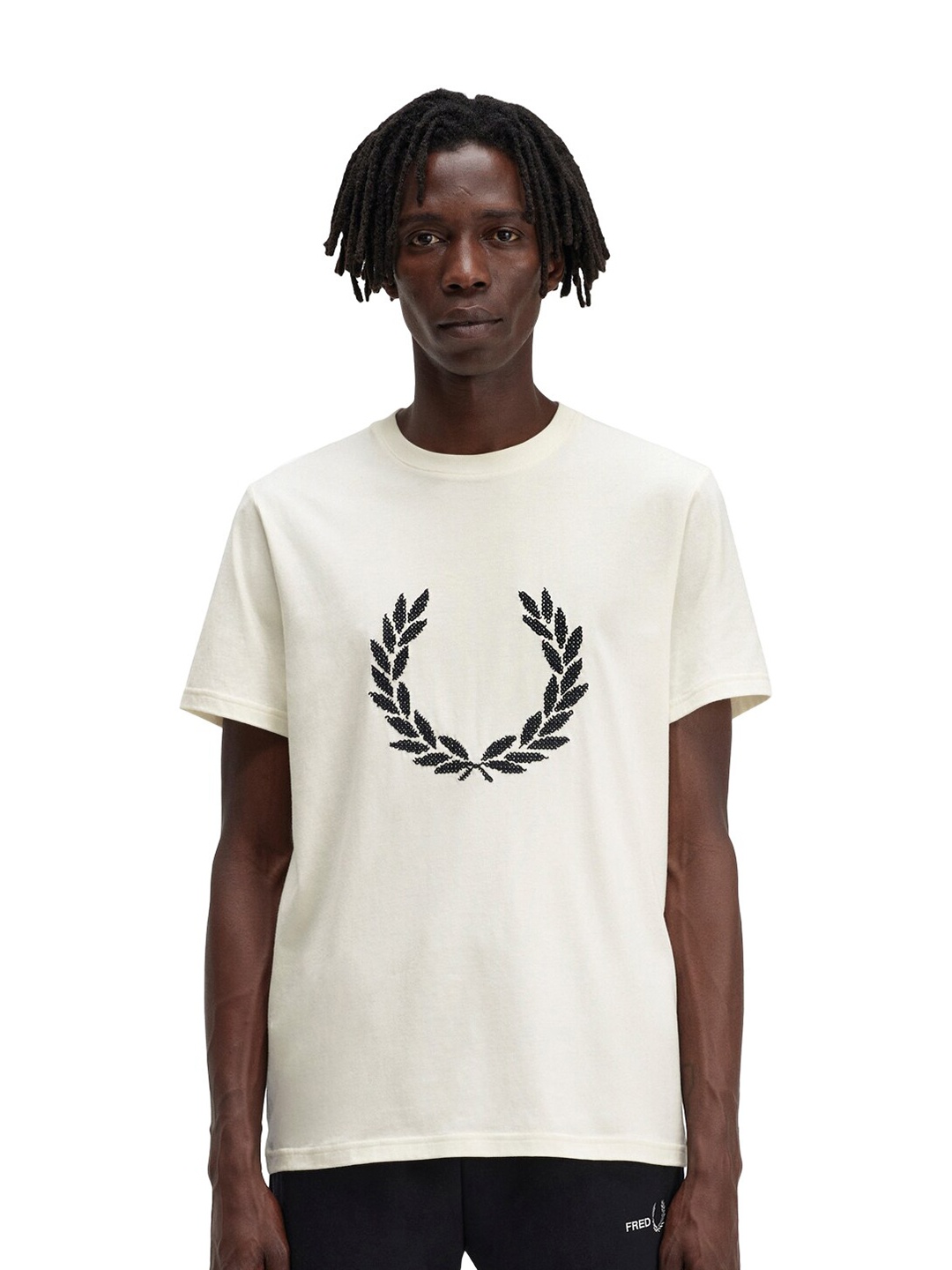

Fred Perry Cotton T-shirt, Cream