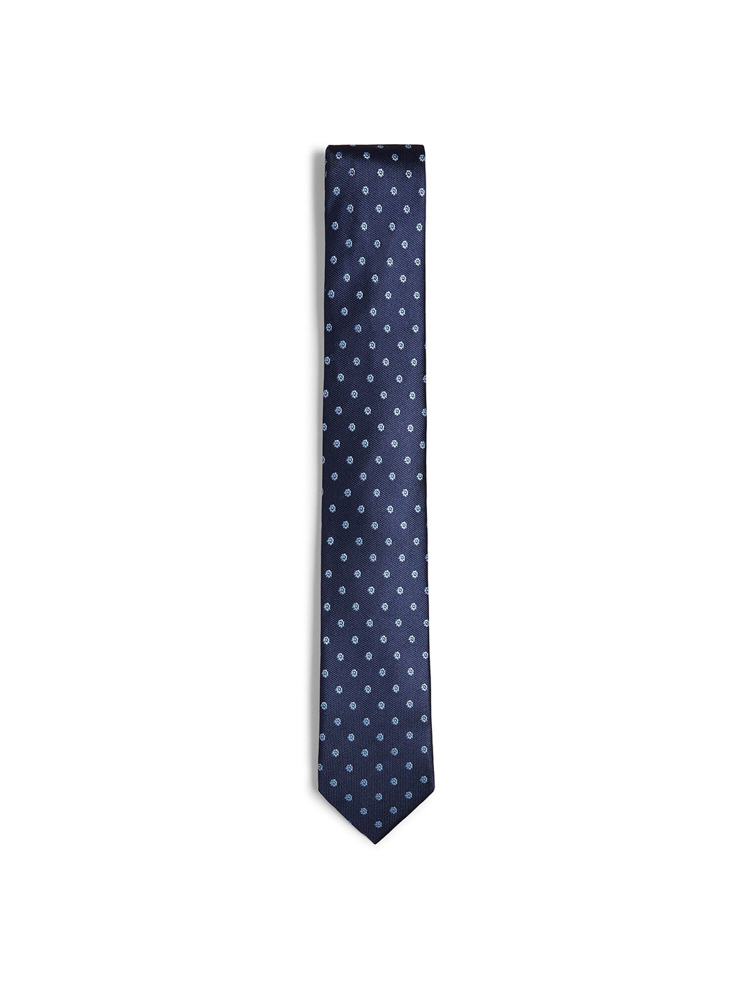 

Ted Baker Men Pack Of 2 Woven Design Silk Skinny Tie, Navy blue