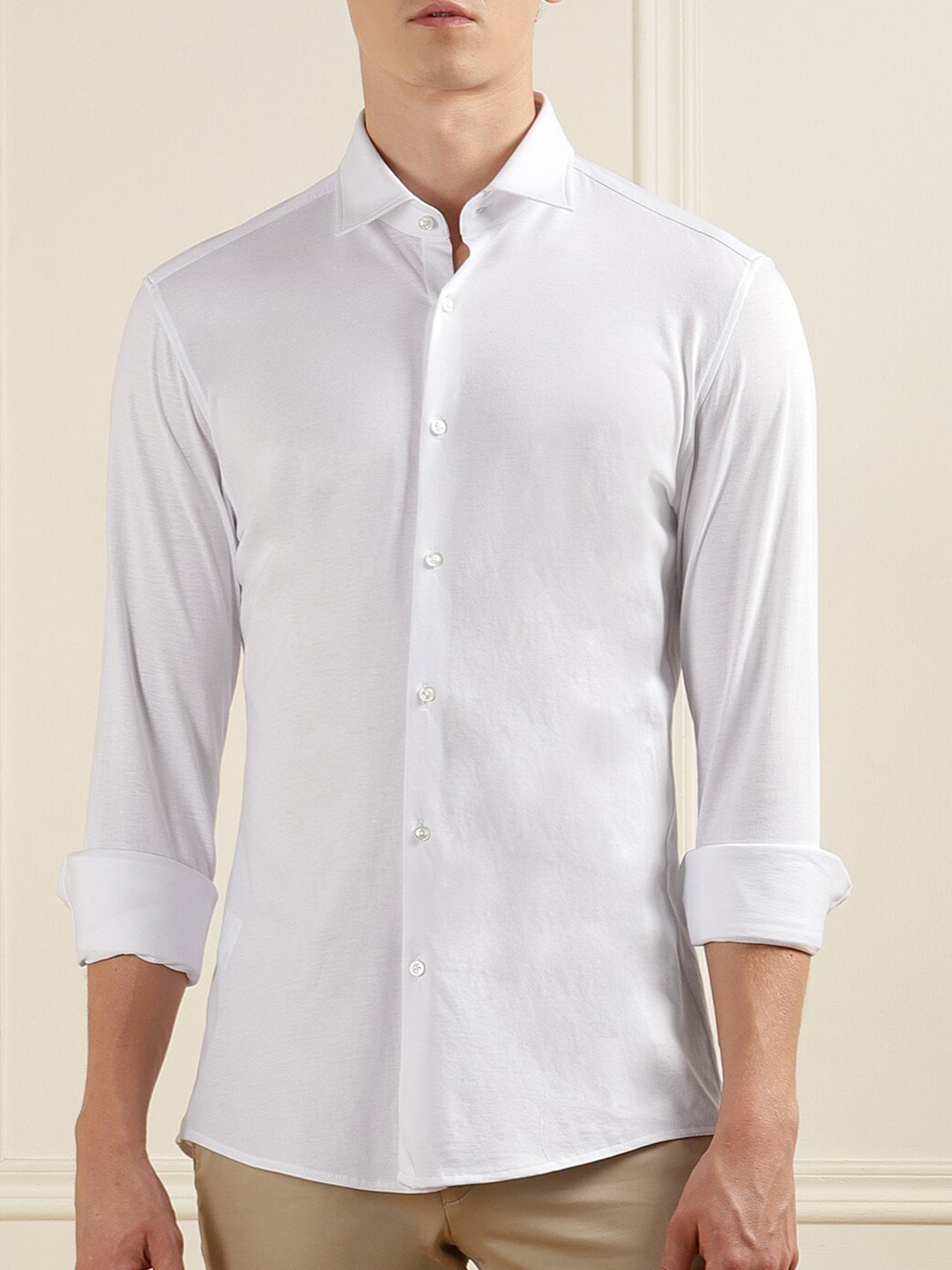 

HUGO Opaque Cotton Casual Shirt, White