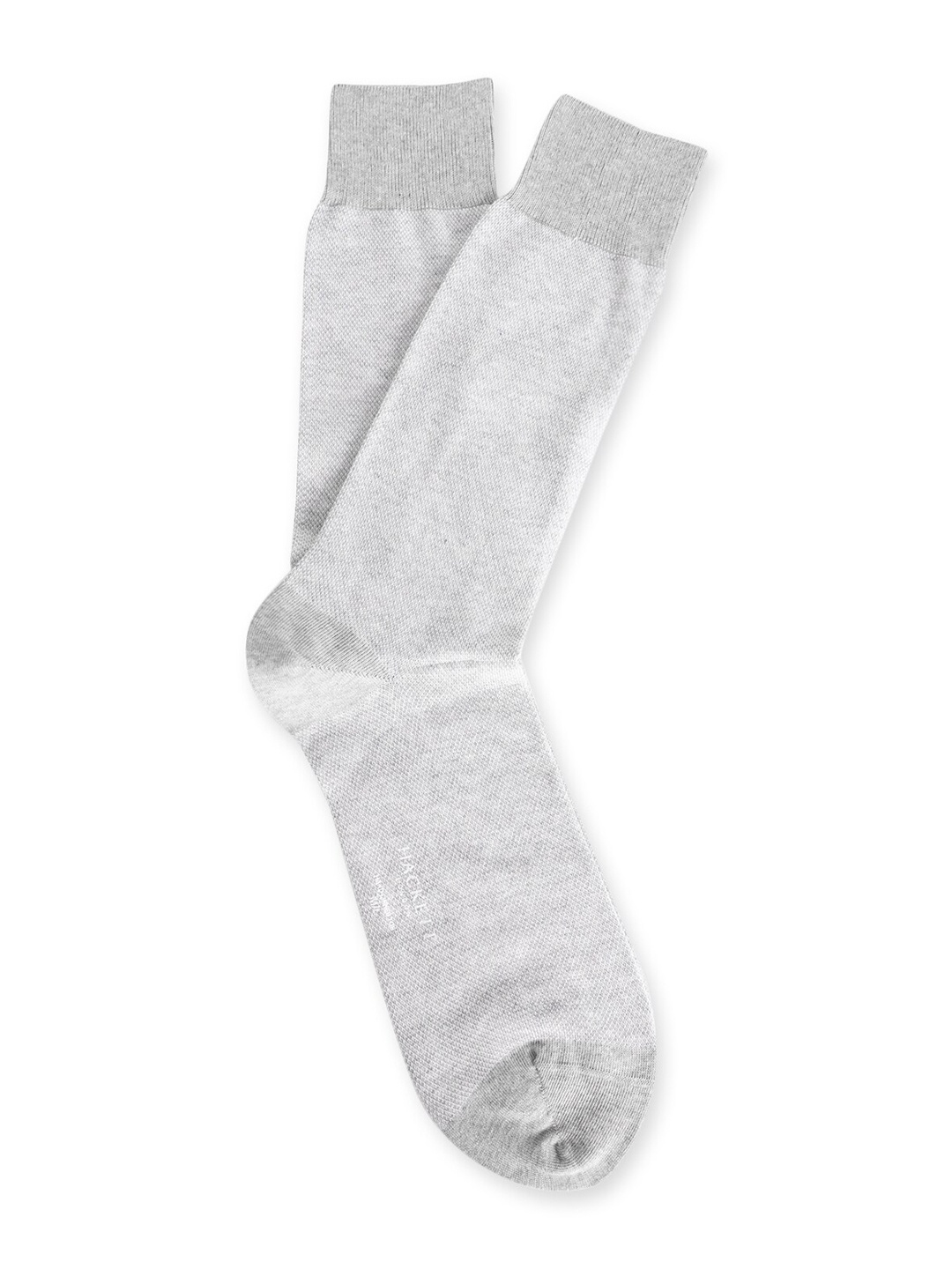 

HACKETT LONDON Men Cotton Calf-Length Socks, Grey