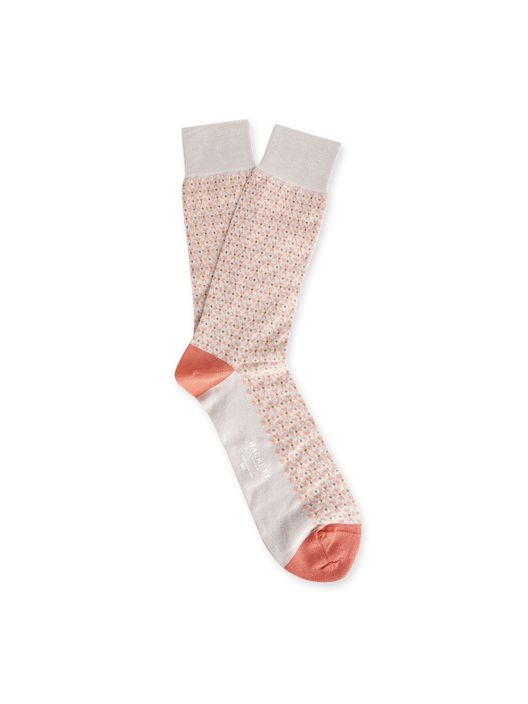 

HACKETT LONDON Men Patterned Cotton Calf-Length Socks, Red