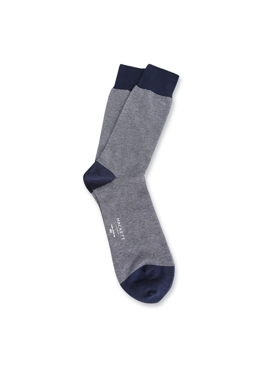 

HACKETT LONDON Men Patterned Calf-Length Socks, Navy blue